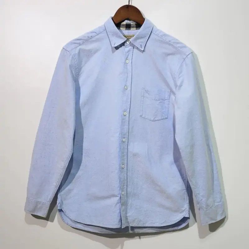 Burberry Burberry Light Blue Cotton Women's Shirt Size M / US 6-8 / IT 42-44 - 1 Thumbnail