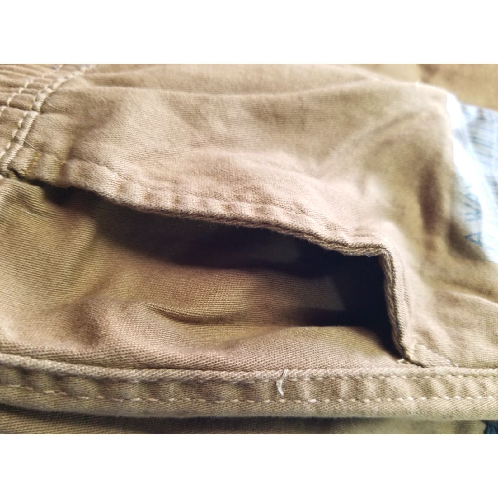 Vintage Brooklyn Clothing Shorts Bermuda Men S Cotton 7" Inseam Brown Drawstring Regular Fit Brown Mens S Size US 29 - 5 Thumbnail