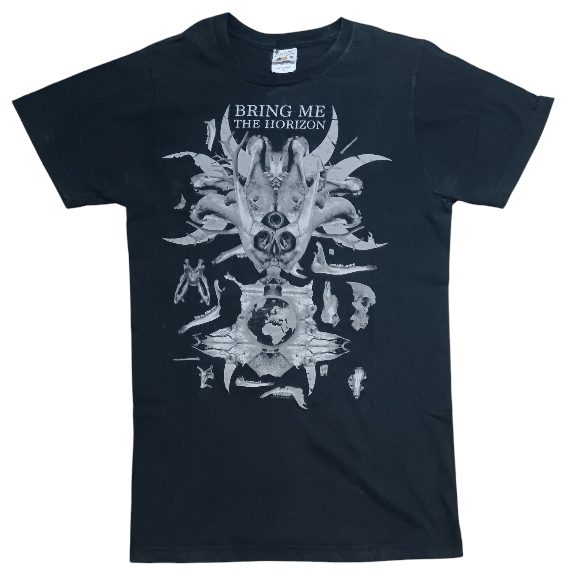Band Tees × Vintage VINTAGE BRING ME THE HORIZON SKELETON SHIRT Size US S / EU 44-46 / 1 - 1 Thumbnail