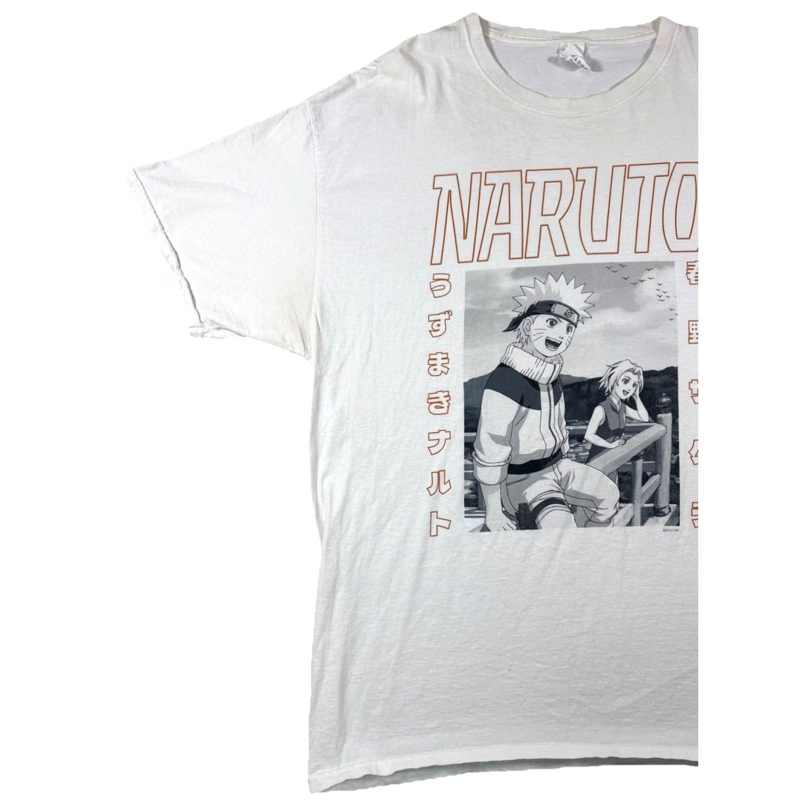 Fruit Of The Loom VINTAGE Naruto Sakura Shonen Jump T-Shirt XL Men’s White Cotton Size US XL / EU 56 / 4 - 4 Thumbnail