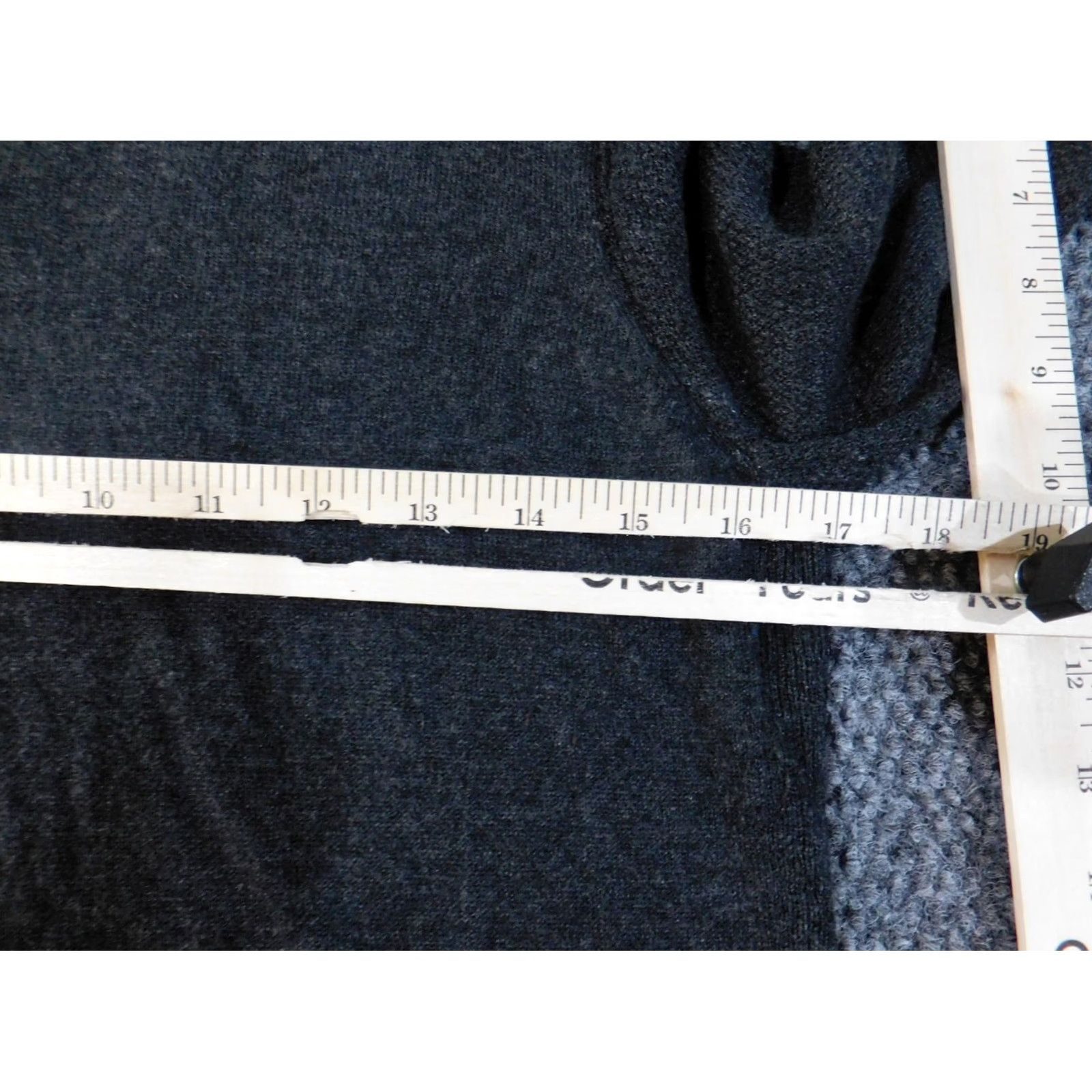 Loft LOFT Sweater Pullover Knit Cotton Rayon Long Sleeve Crew Neck Gray Large Womens Regular Modern Vintage: No Size L / US 10 / IT 46 - 6 Thumbnail