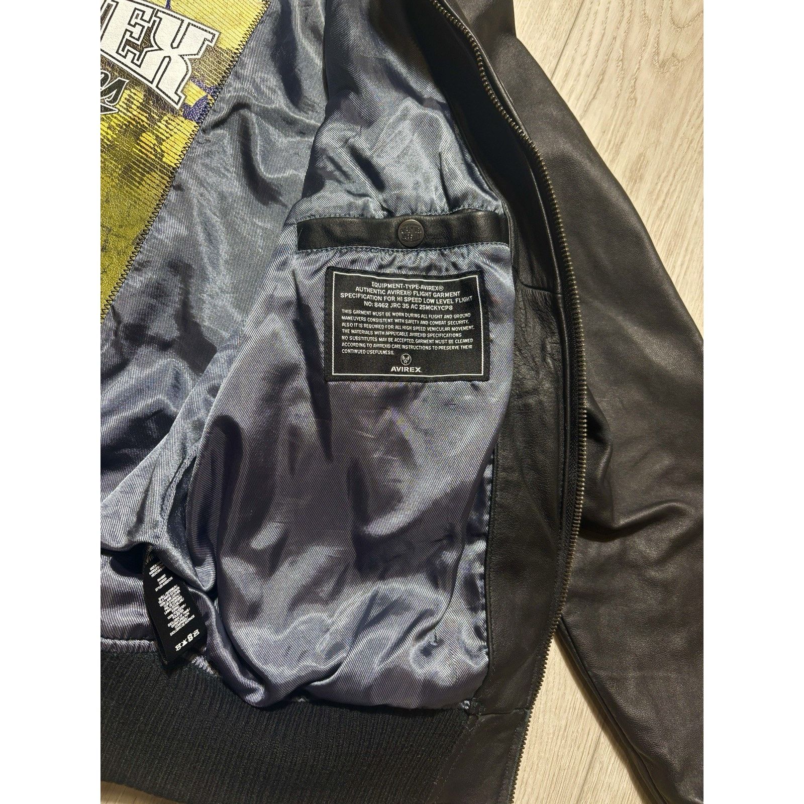 Avirex Avirex Black Aces Tuskegee Airmen Lamb Leather Jacket M Y2K Size US M / EU 48-50 / 2 - 8 Thumbnail