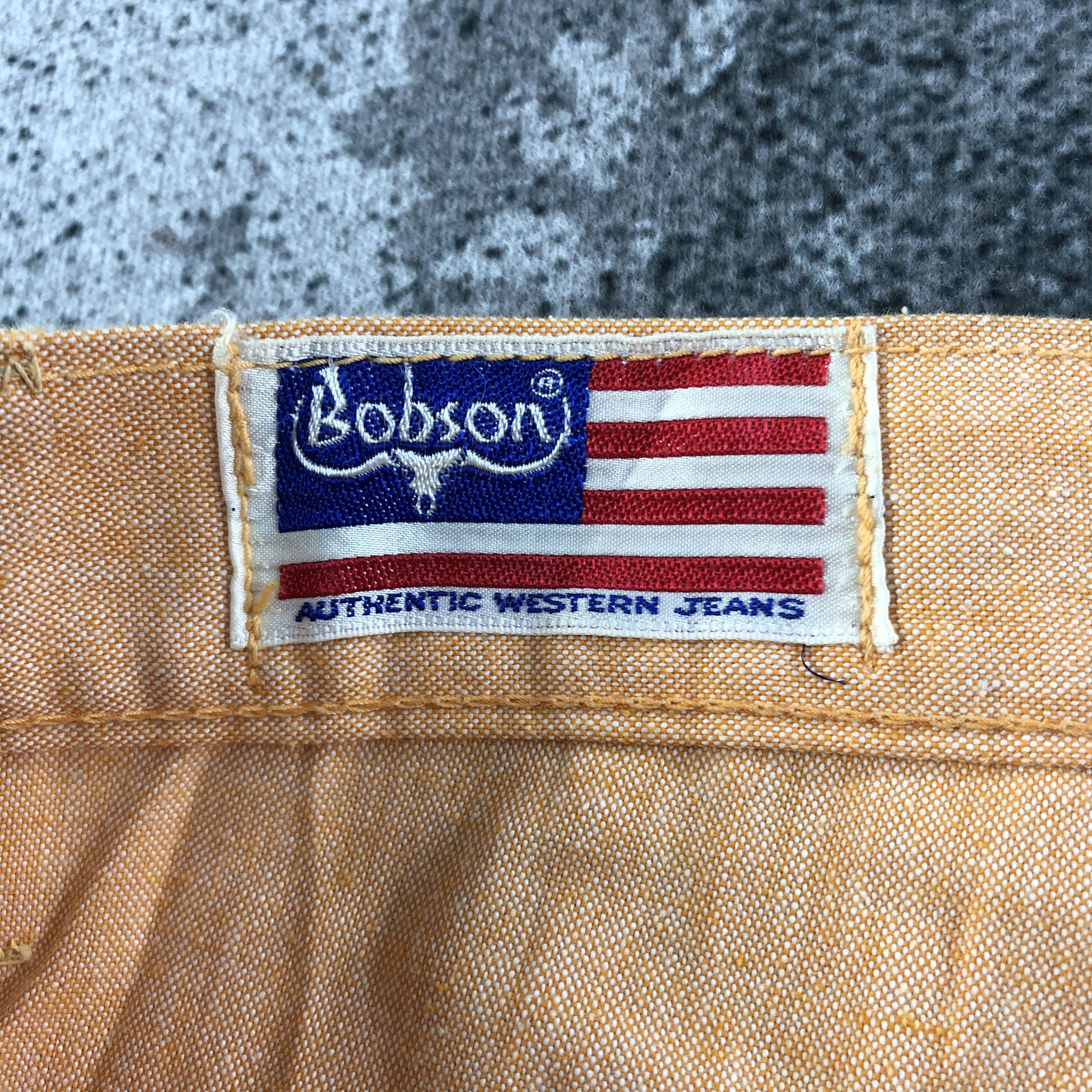 Japanese Brand Vintage 80s Bobson Flared Pants KJ2151 Size US 30 / EU 46 - 8 Thumbnail