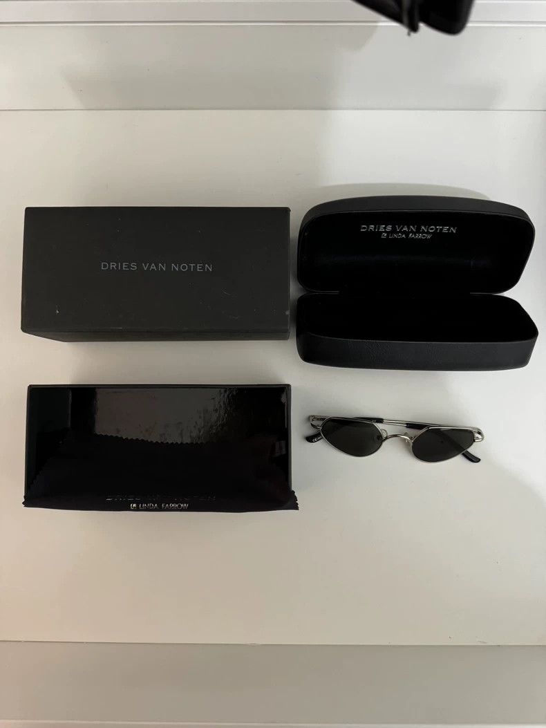Dries Van Noten Dries Van Noten x Linda Farrow Sunglasses Size ONE SIZE - 1 Thumbnail
