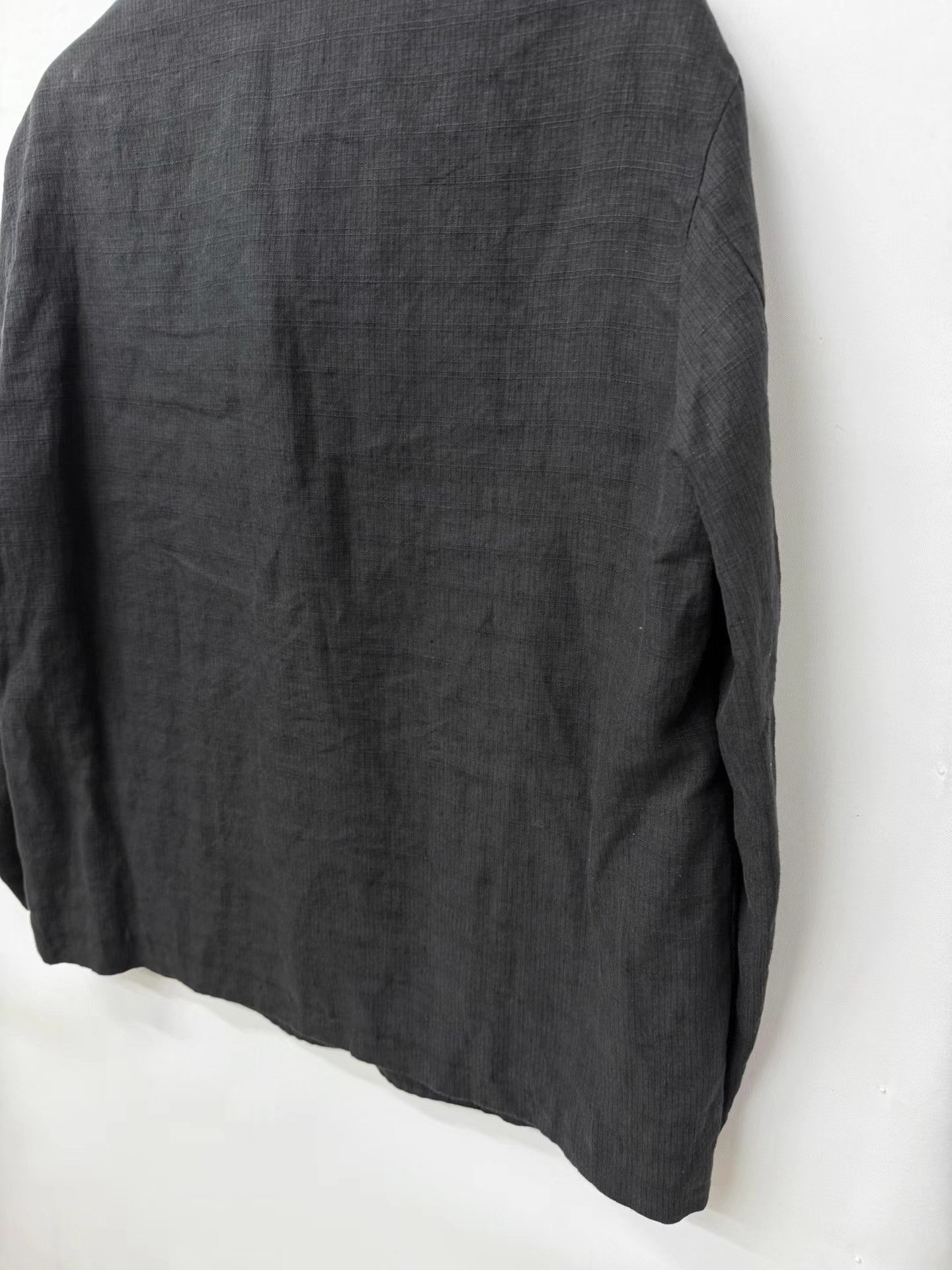 Yohji Yamamoto Yohji Yamamoto Y's for men Linen Texture Lapel Jacket K20 Size US L / EU 52-54 / 3 - 7 Thumbnail