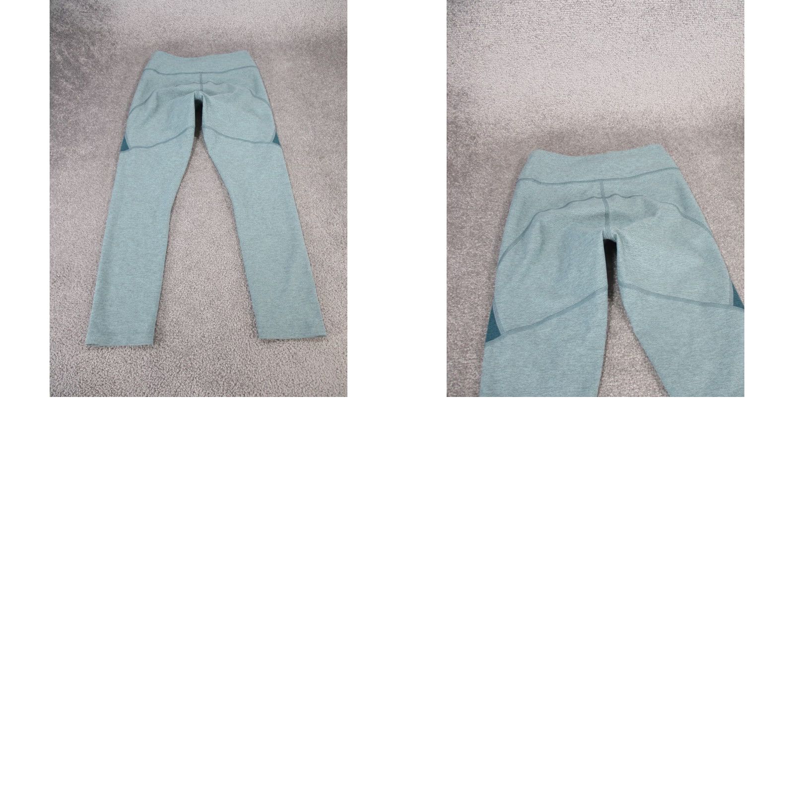 Outdoor Voices Outdoor Voices Leggings Women Small Cropped Colorblock Teal Blue Athleisure Activewear Size 28" / US 6 / IT 42 - 8 Thumbnail