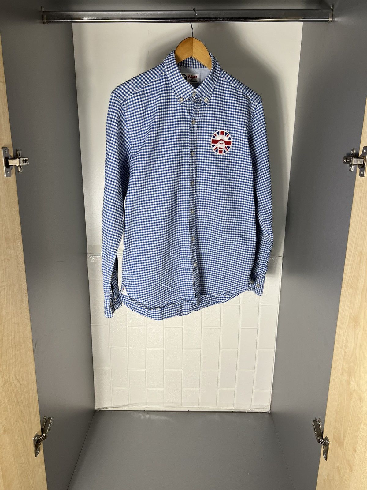 Aape BAPE AAPE BY A BATHING APE GREAT BRITAIN DESIGNER SHIRT Y2K Size US L / EU 52-54 / 3 - 3 Thumbnail