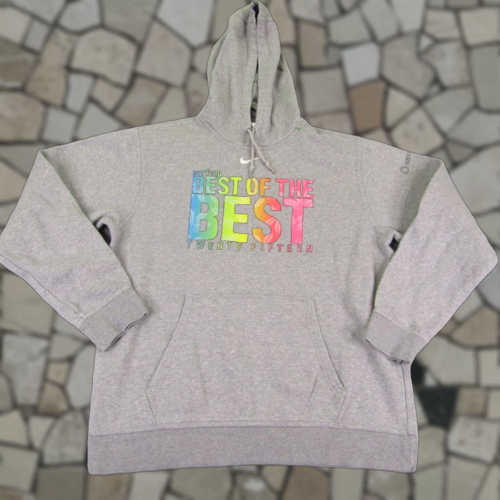 Nike Nike Hoodie Mens M Gray Pullover Surfcup 2015 Surfer Swoosh Logo Outdoor Sports Hooded Pockets Size US M / EU 48-50 / 2 - 1 Thumbnail