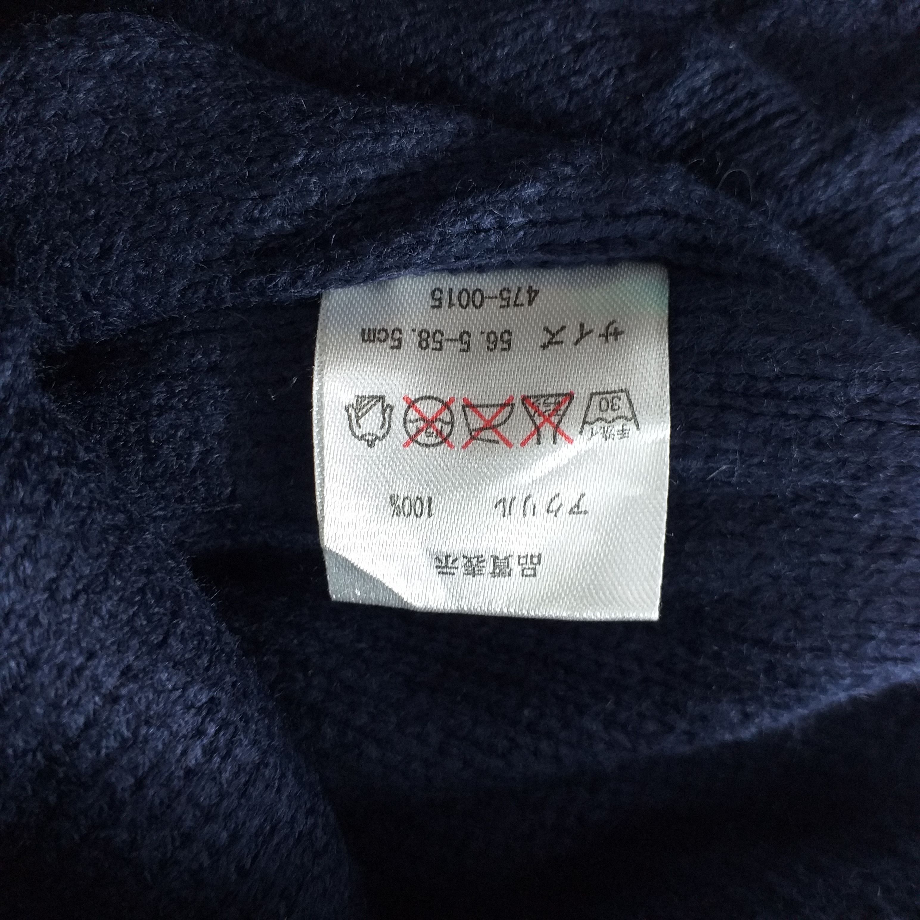 Champion Champion Embroidery Logo Stripe Snow Cap Hat Beanie -BN401 Size ONE SIZE - 7 Thumbnail