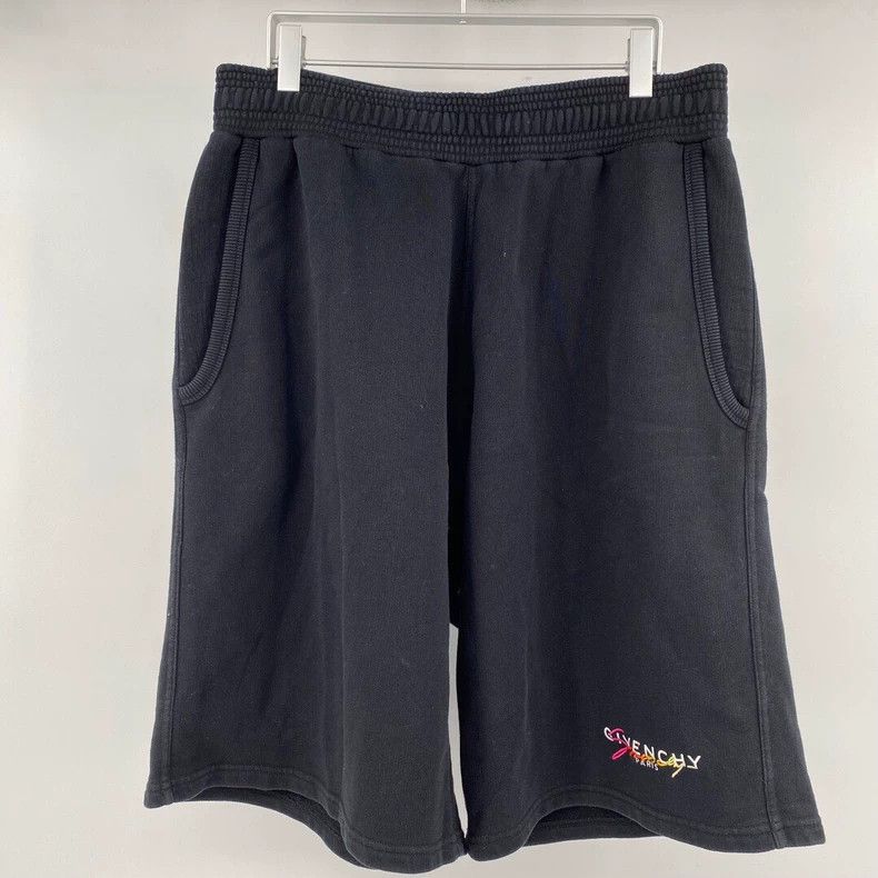 Givenchy Givenchy SizeM Colorful cursive embroidery lettering shorts Size US 30 / EU 46 - 1 Thumbnail