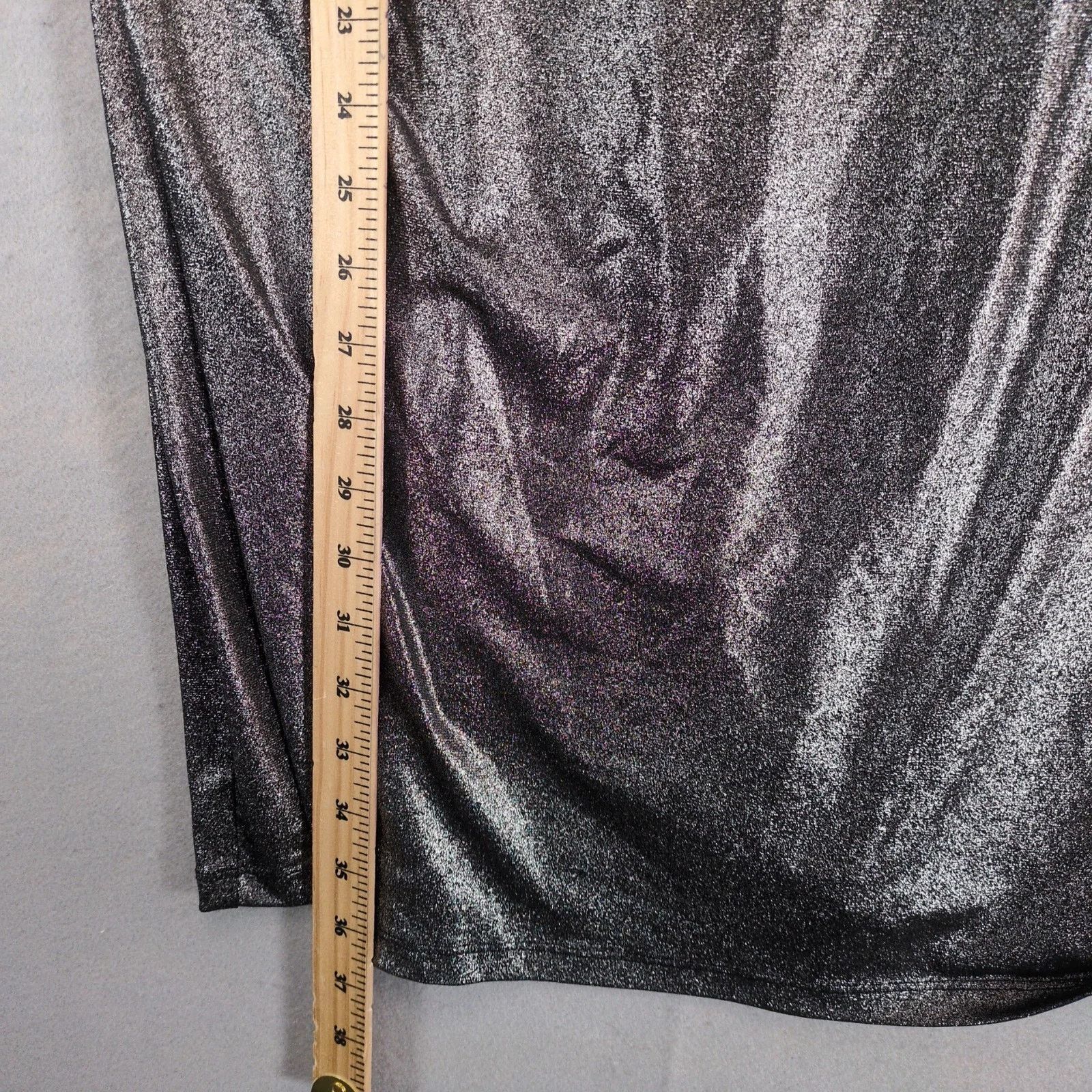 Other NWT Emma & Michele One-Shoulder Metallic Blouson Dress XL Size XL / US 12-14 / IT 48-50 - 7 Thumbnail