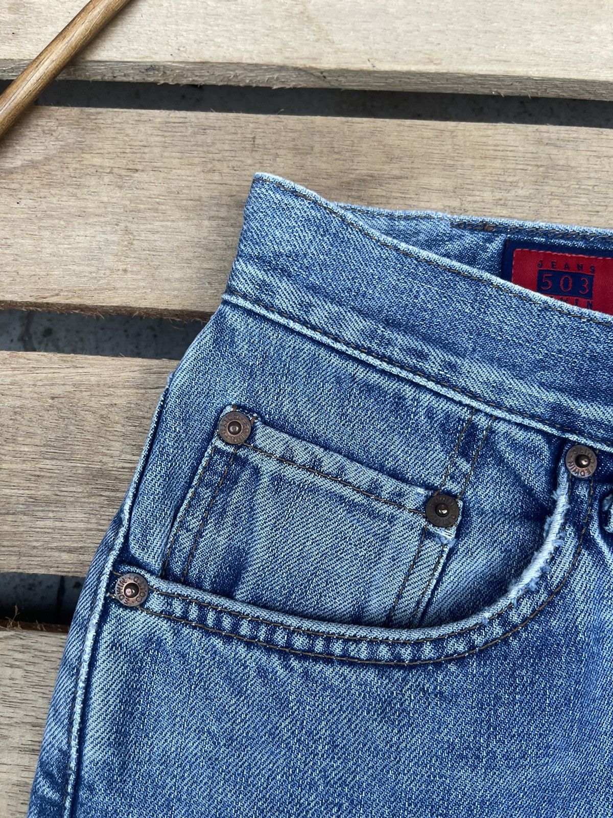 Edwin Vintage Edwin 503 Company Limited Denim Jeans Size US 33 - 7 Thumbnail