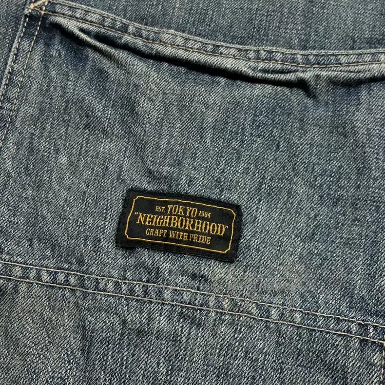 Neighborhood Neighborhood Rusty Stain Splattered Washed Denim Jacket Size US XL / EU 56 / 4 - 5 Thumbnail