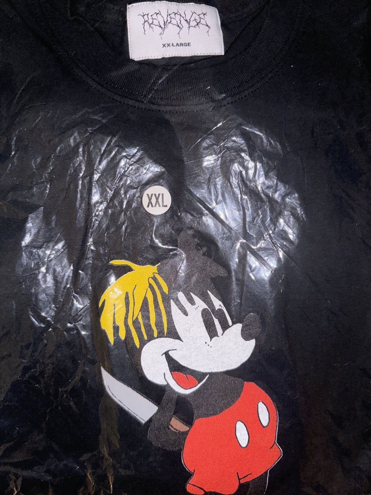 Revenge (XXL) Revenge Xxxtentacion Mickey Tour Tee Black (DS) Size US XXL / EU 58 / 5 - 2 Thumbnail