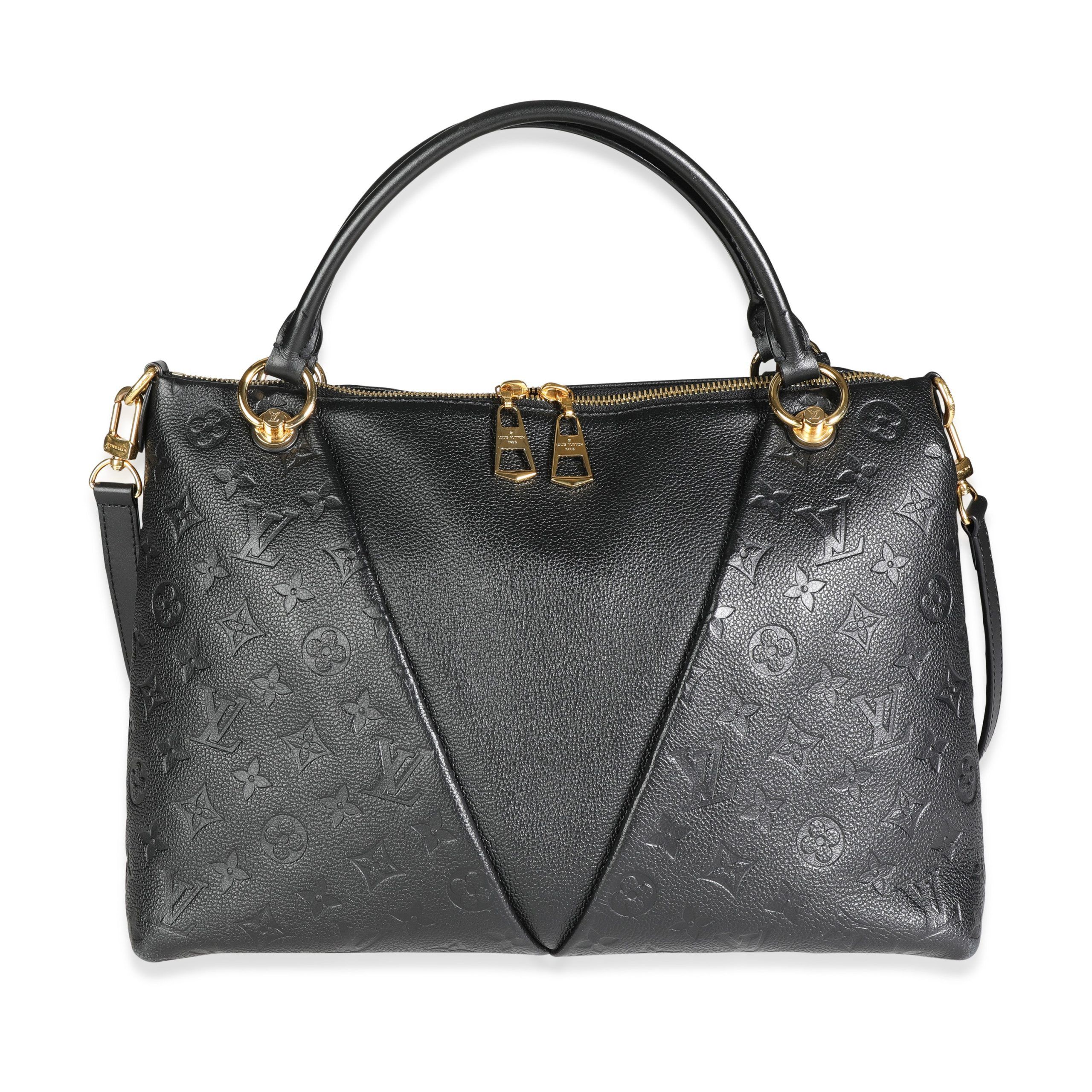 image of Louis Vuitton Black Monogram Empreinte V Tote Mm, Women's