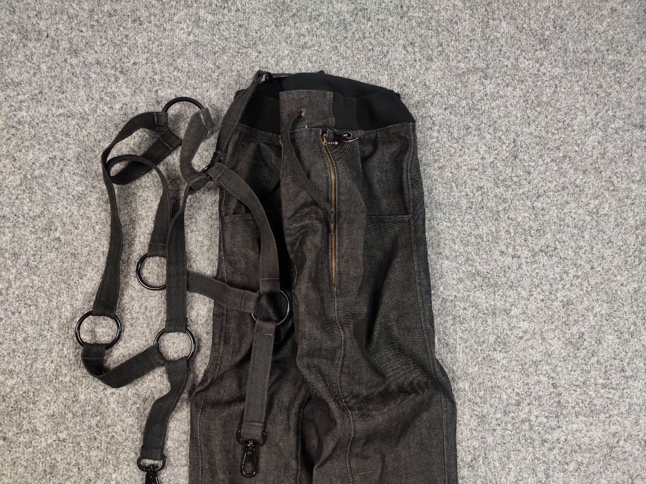 Japanese Brand Vintage 90's House Loferrie Japan design Bondage Zip Pants Size US 32 / EU 48 - 6 Thumbnail