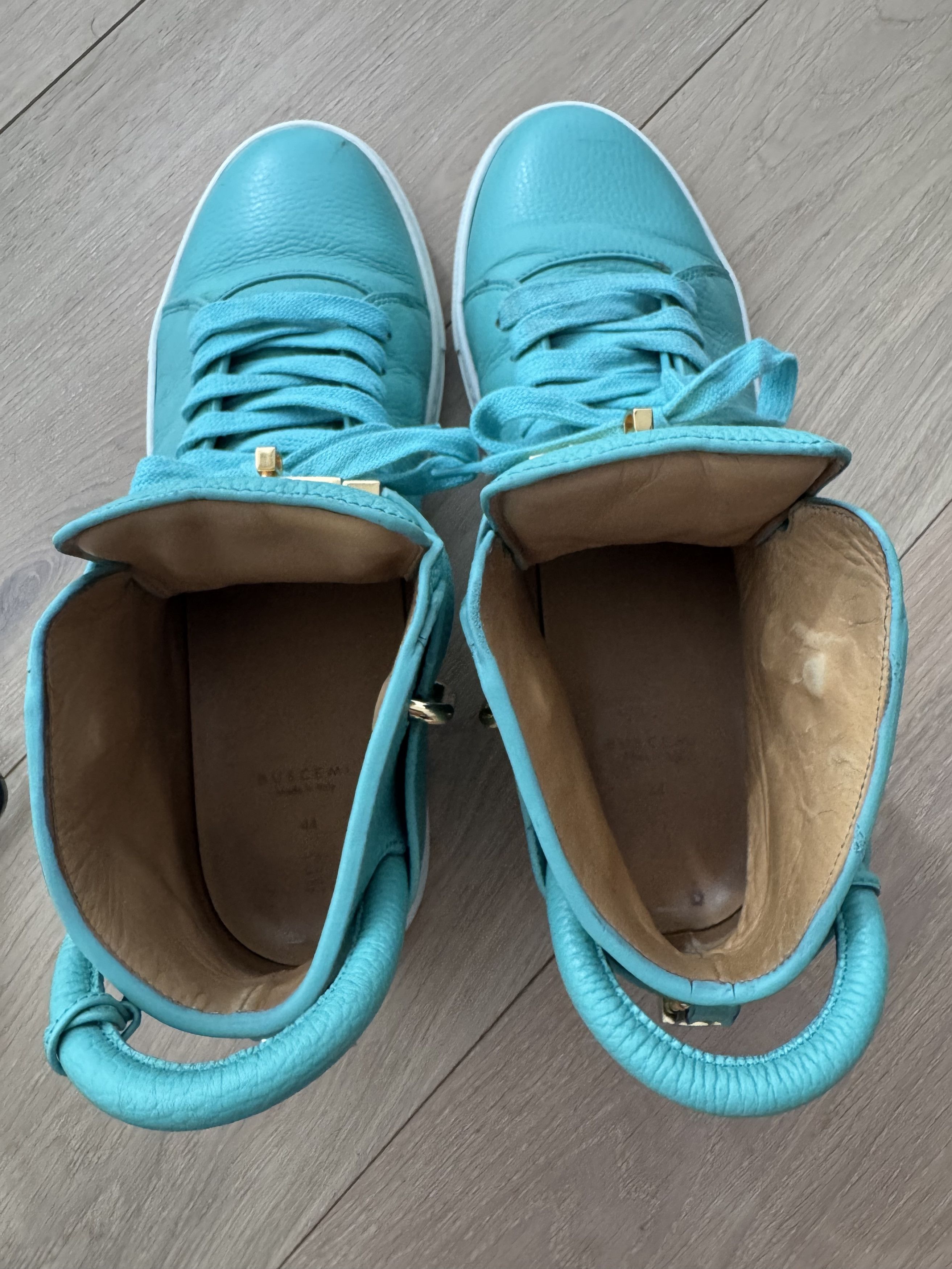 Buscemi Aqua Marina 100mm High Stop Sneakers Size 44/US 11
