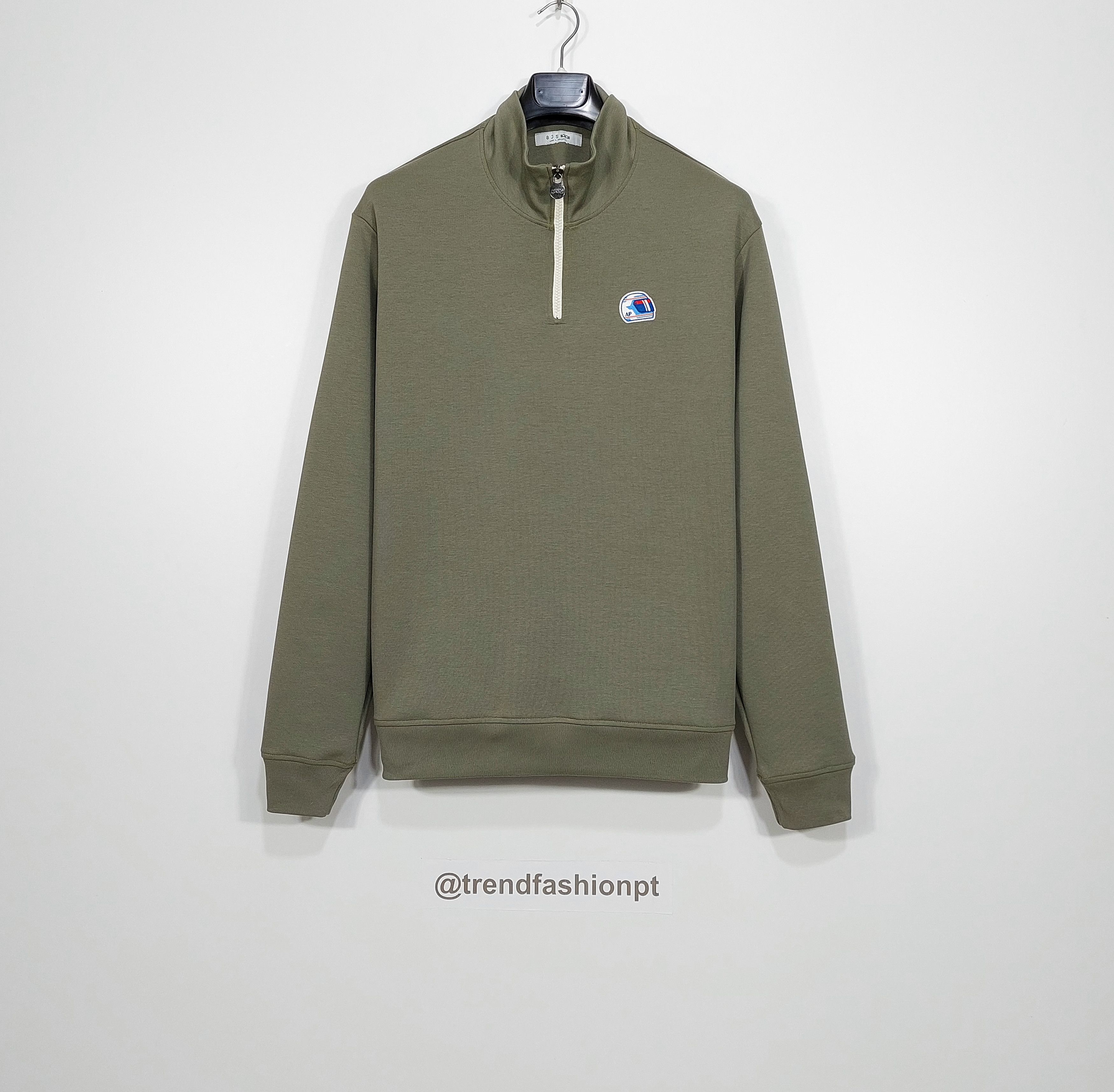 Other racing 1/4 zip sweatshirt - khaki XS Size US XS / EU 42 / 0 - 1 Thumbnail