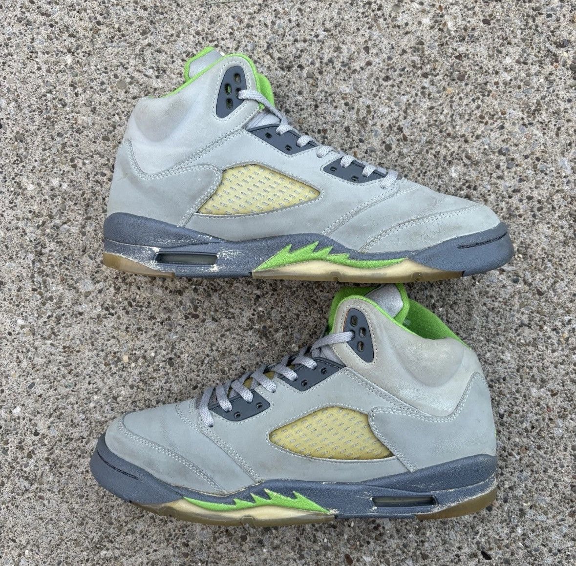 Jordan Brand Size 7-Jordan 5 GS 'Green Bean' 2006 Lightly Worn OG All Size US 7 / EU 40 - 2 Thumbnail