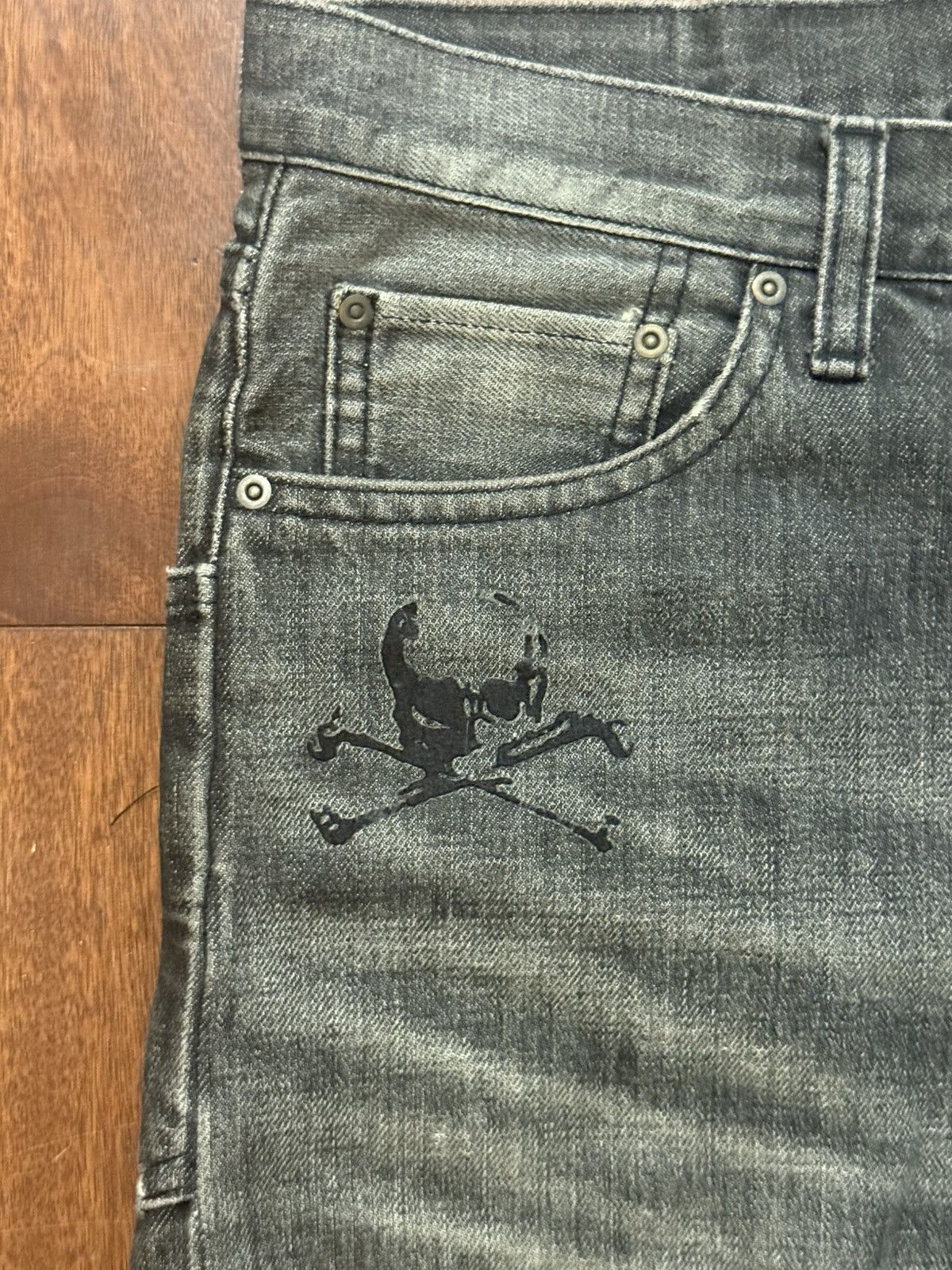 Jun Takahashi × Undercover A/W '05 Undercover "Arts and Crafts" Skull Denim Size US 34 / EU 50 - 3 Thumbnail