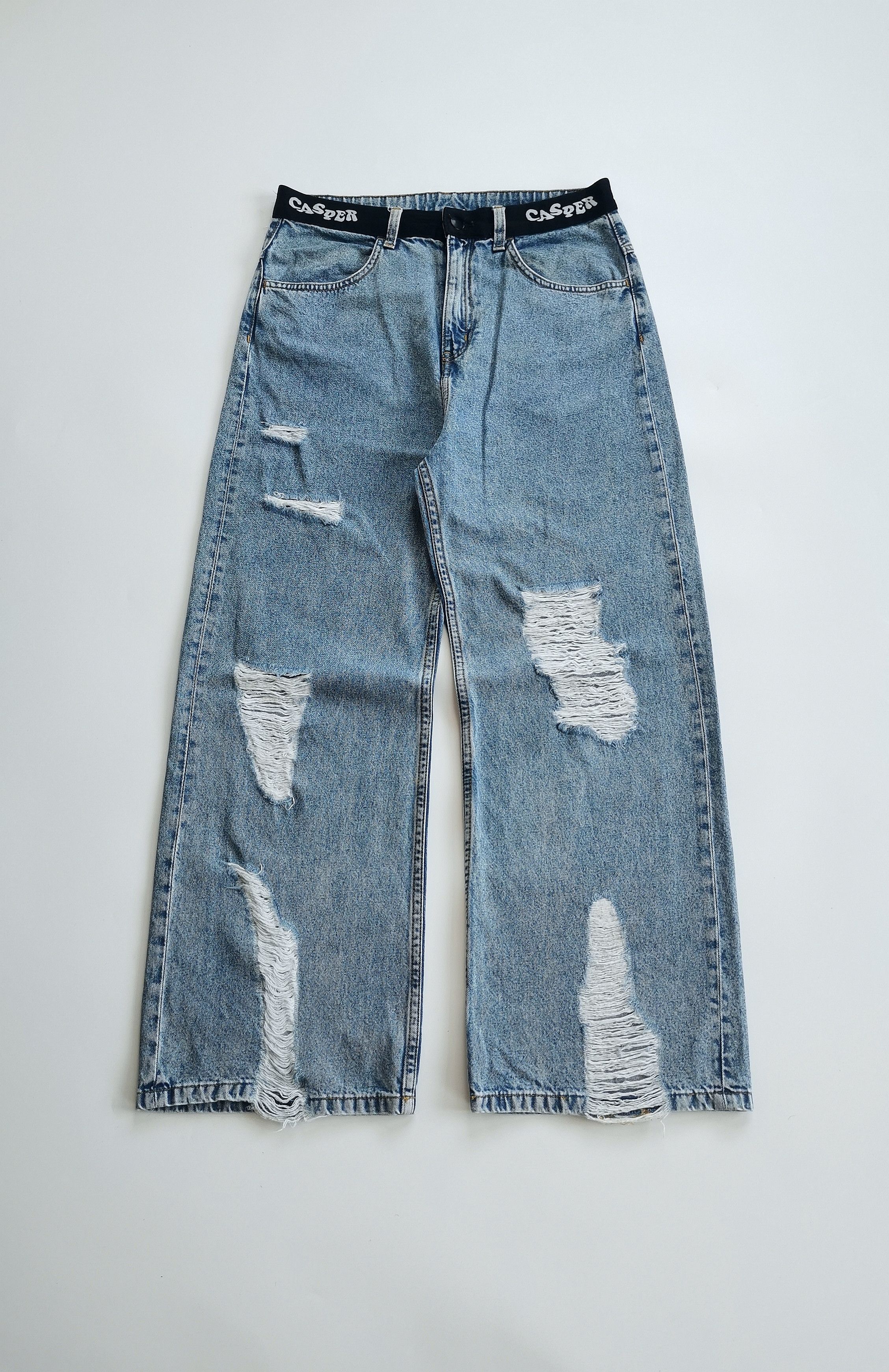 H&M H&M x Casper The Friendly Ghost Baggy Jeans Size US 31 - 1 Thumbnail