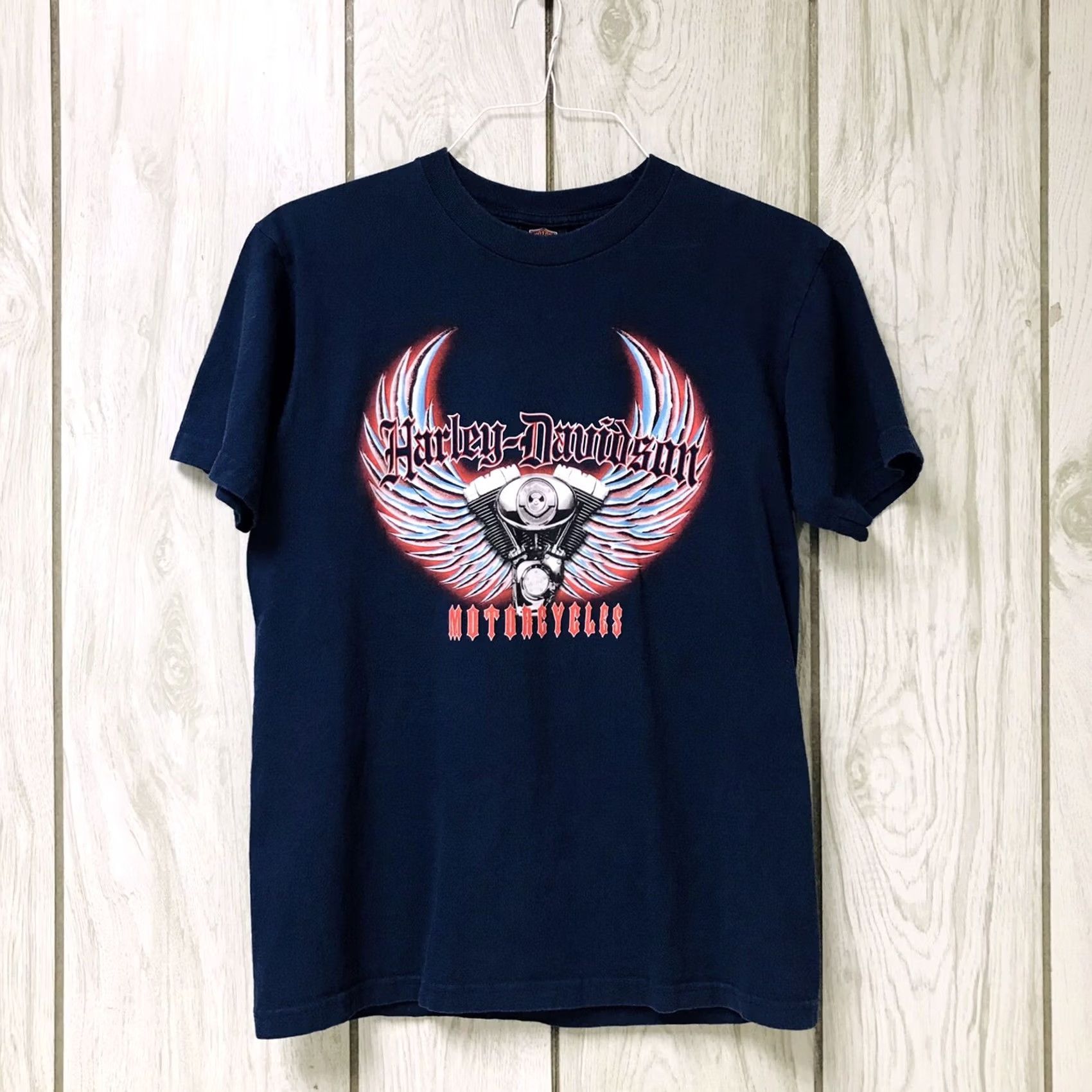 Harley Davidson Harley-Davidson Men T-Shirt Austin Texas USA Capitol Motorcycle Graphic M Blue Short Sleeve Crew Neck Size US M / EU 48-50 / 2 - 2 Thumbnail