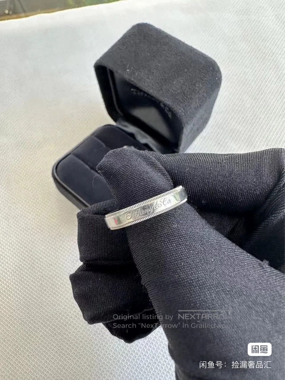 Tiffany & Co. Tiffany Platinum Plain Band Ring. Size ONE SIZE - 2 Thumbnail