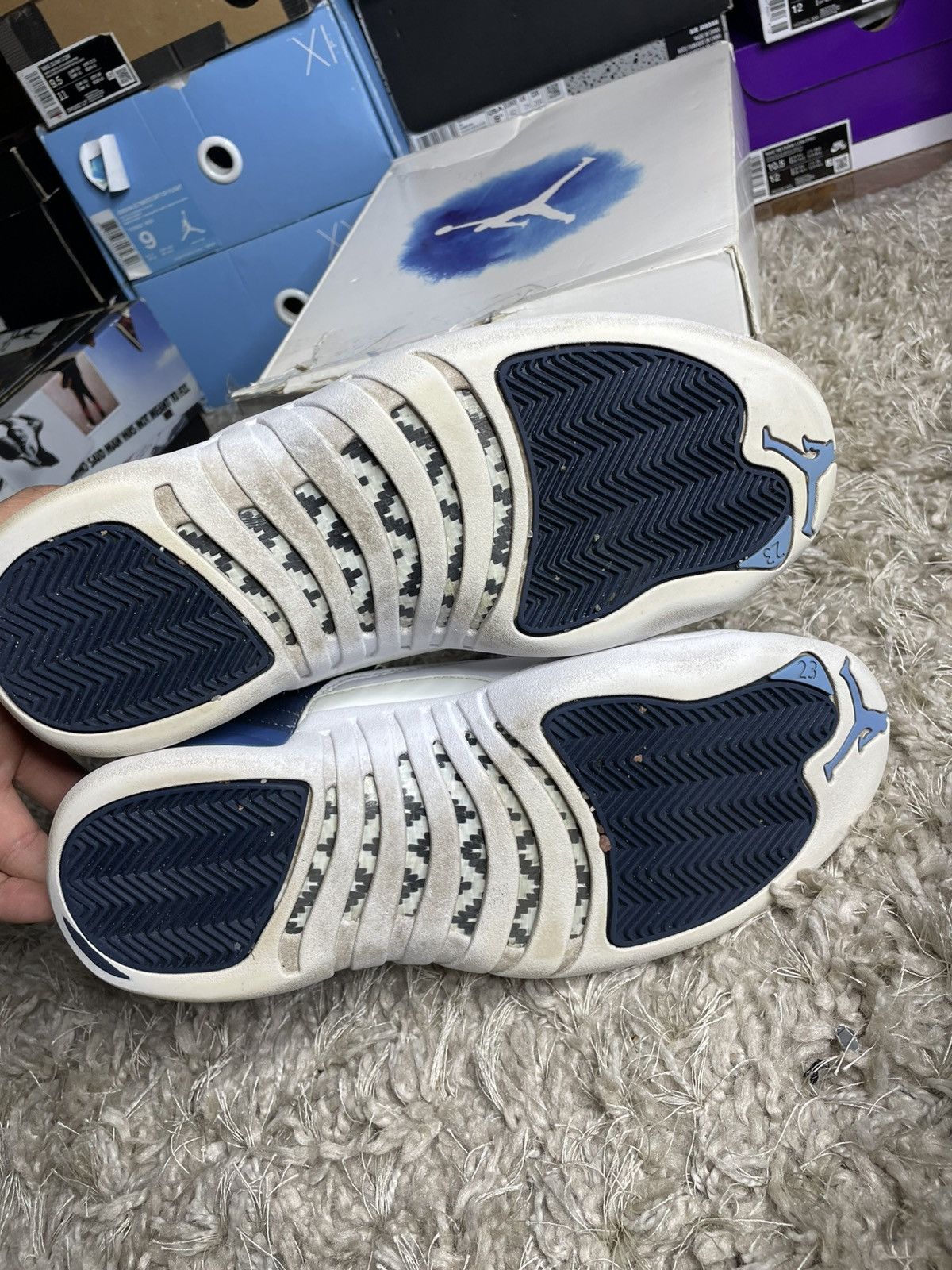 Jordan Brand Jordan 12 Indigo Size US 8.5 / EU 41-42 - 8 Thumbnail