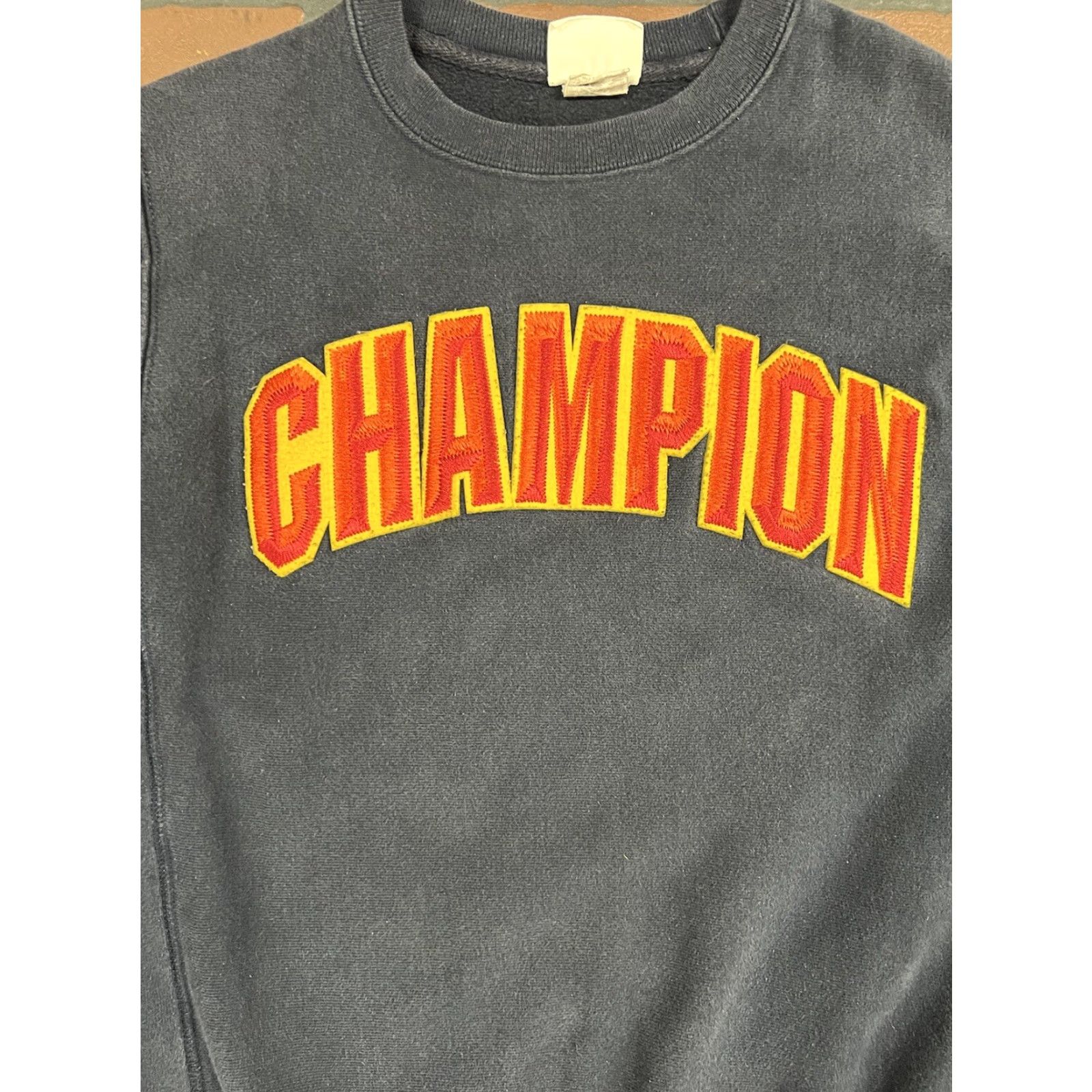 Champion Champion Reverse Weave Pullover Sweatshirt Small Navy Blue Embroidered Logo Mens Size US S / EU 44-46 / 1 - 3 Thumbnail