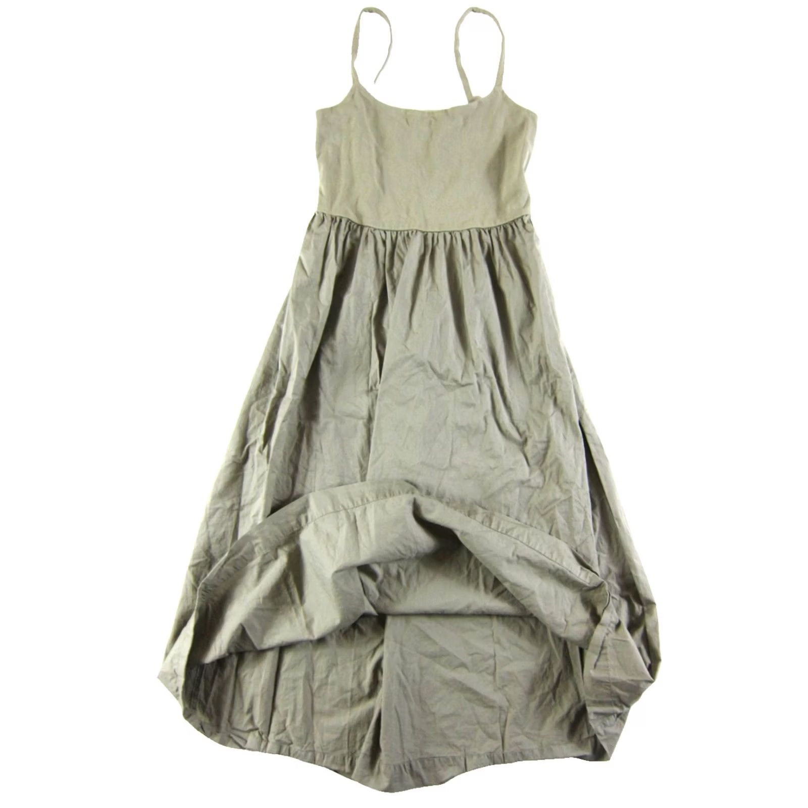 Old Navy Old Navy Khaki Brown Cotton Empire Waist Midi Tank Sun Dress Women Size S Size S / US 4 / IT 40 - 5 Thumbnail