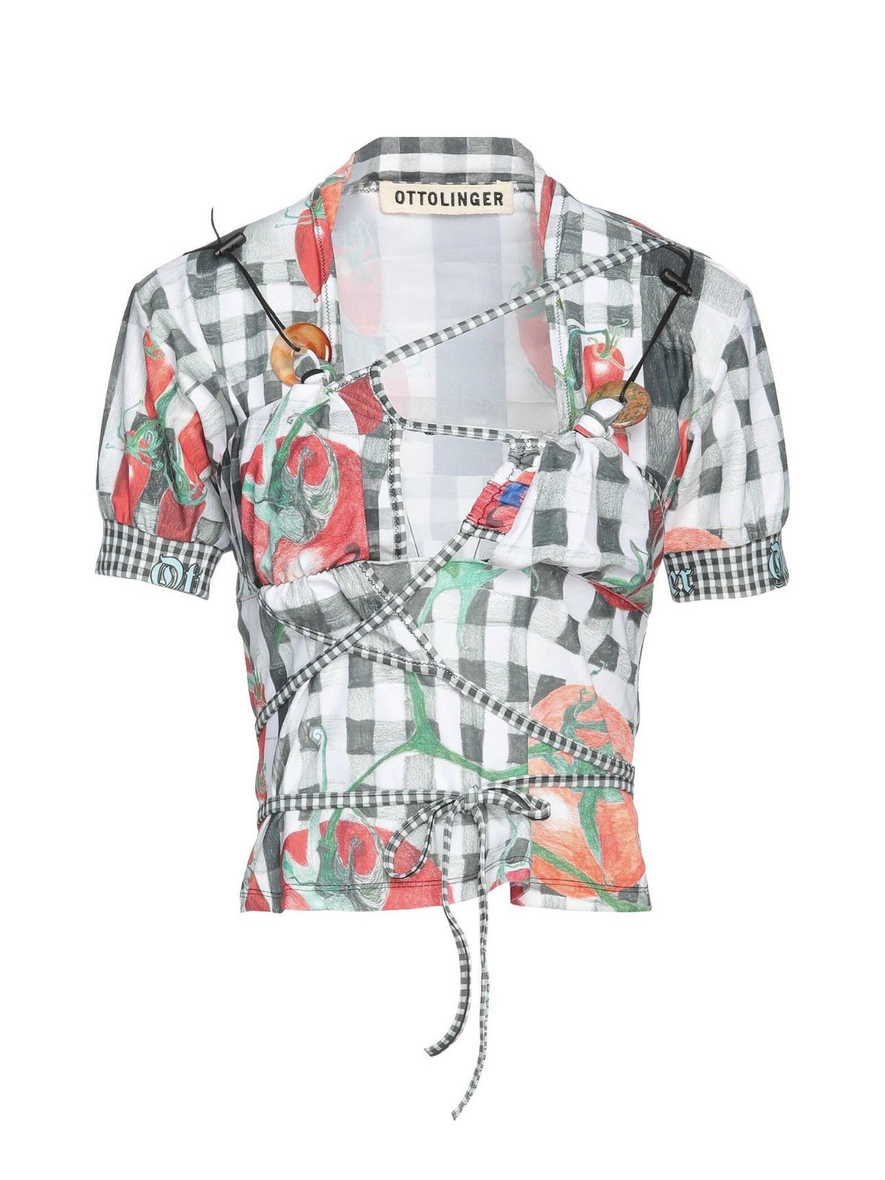 Ottolinger Ottolinger tomato cutout top size S / 36 /Dua Lipa Size S / US 4 / IT 40 - 7 Thumbnail