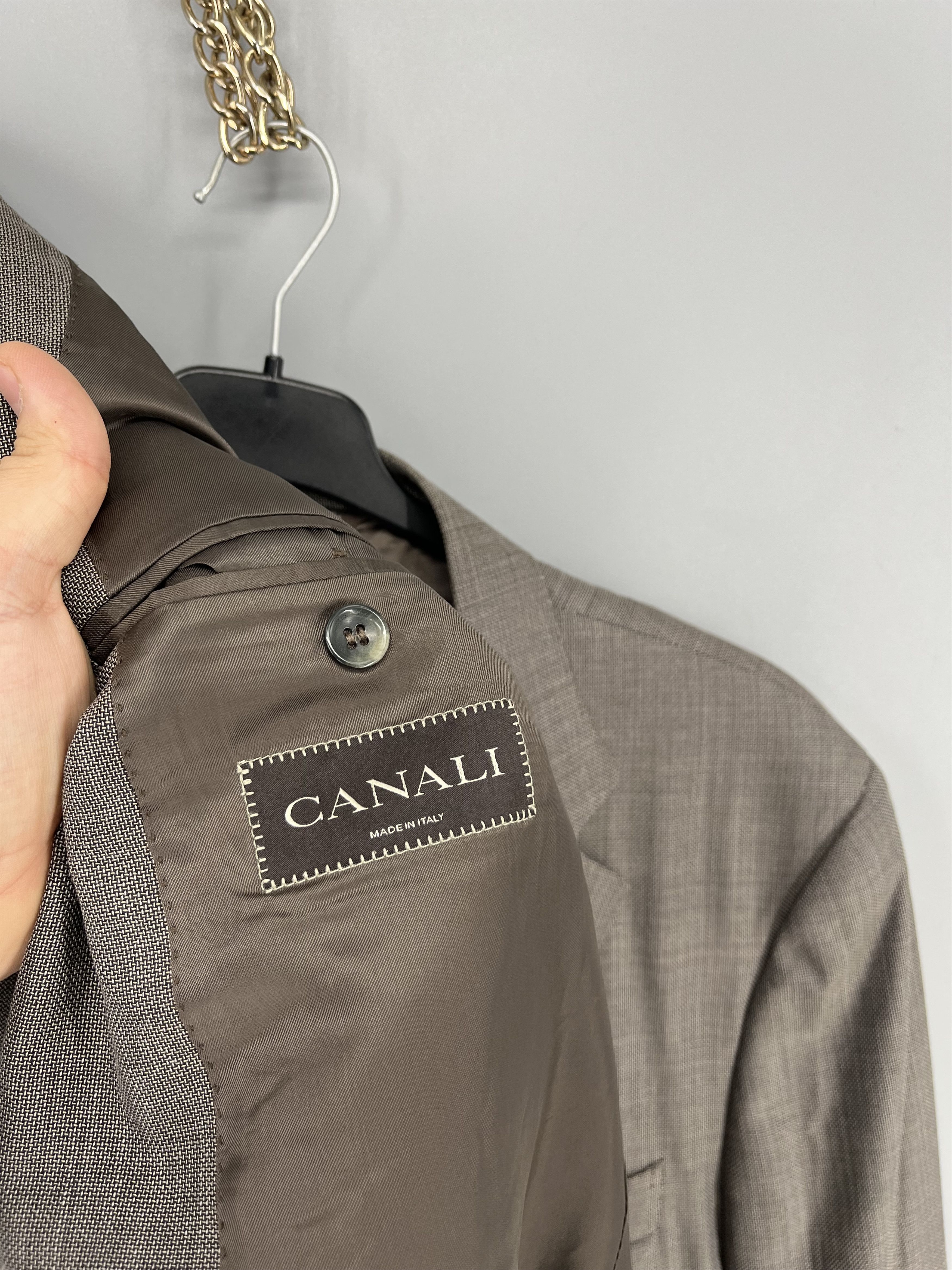 Canali Vintage Luxury Canali Pure Wool Blazer Sport Coat Men Size 50R - 8 Thumbnail