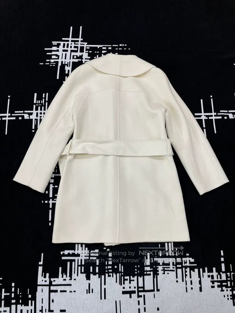 Hermes Hermes White Cashmere Coat Size XS / US 0-2 / IT 36-38 - 2 Thumbnail