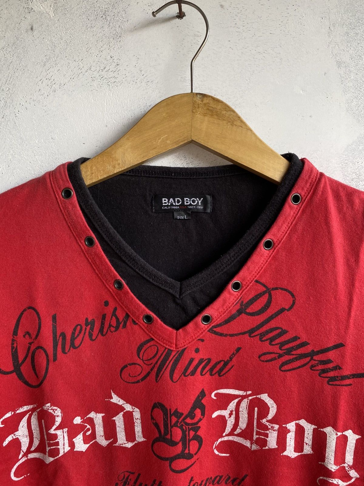 Japanese Brand 2000s Archival Bad Boy Bondage Ls Shirt y2k Lgb Size US L / EU 52-54 / 3 - 3 Thumbnail
