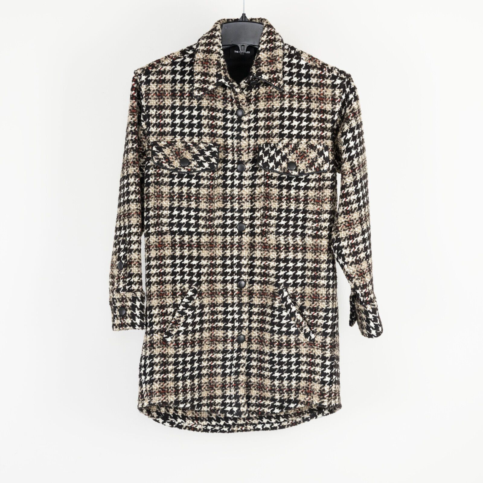 The Kooples The Kooples Women Tweed Jacket Black Size 1/S Size S / US 4 / IT 40 - 3 Thumbnail