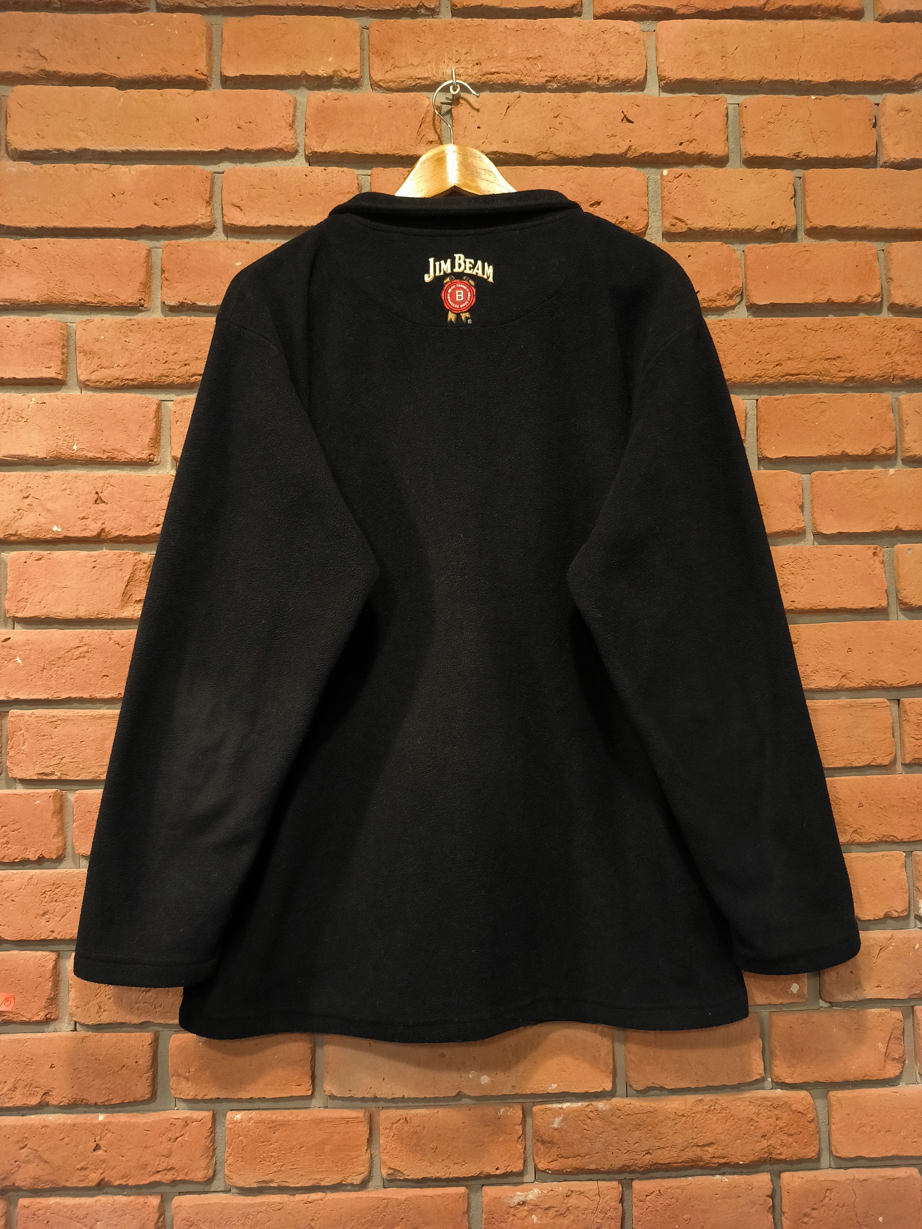 Vintage Vintage Jim Beam Fleece Sweatshirt Zip 2008 Size US XL / EU 56 / 4 - 2 Thumbnail
