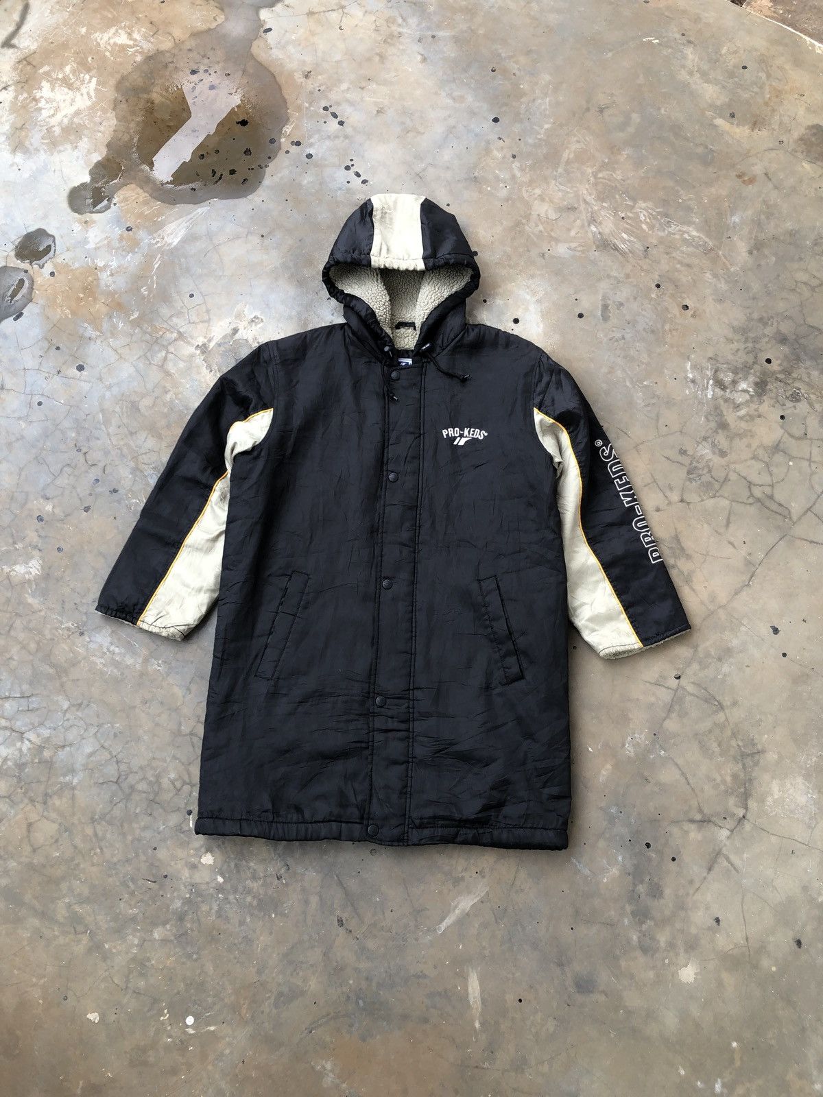 Pro-Keds Pro Keds Shearling Line Zipper Button Long Jacket Big Logo Size US M / EU 48-50 / 2 - 1 Thumbnail