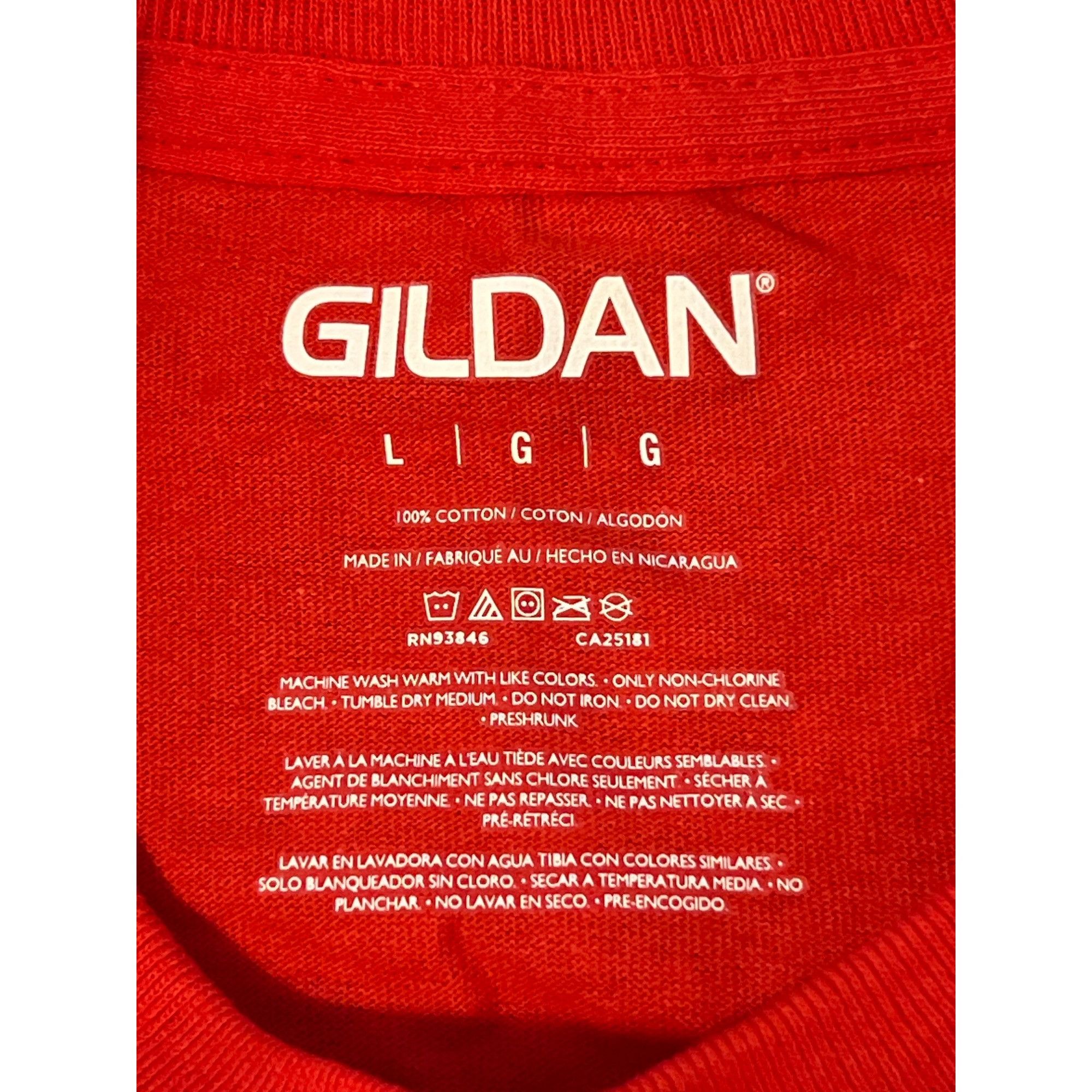 Gildan Gildan Red Adult T-Shirt 100% Cotton Pre-Shrunk Size L New W Size US L / EU 52-54 / 3 - 4 Thumbnail