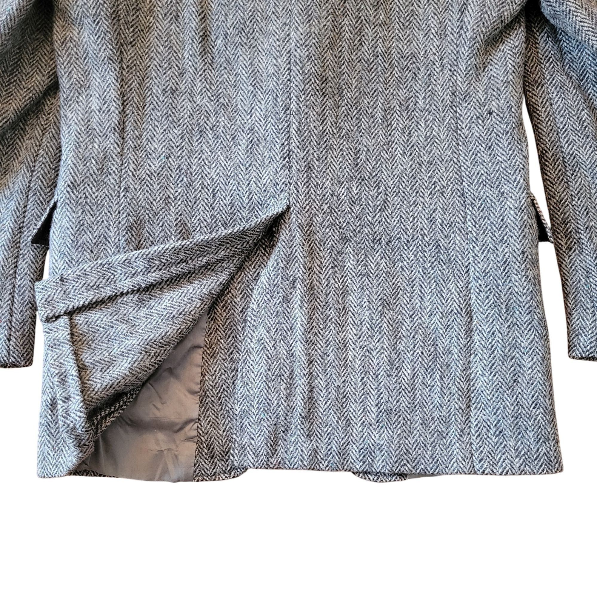 Harris Tweed Harris Tweed Handwoven Wool Blazer Jacket Herringbone USA Vi Size 40R - 6 Thumbnail