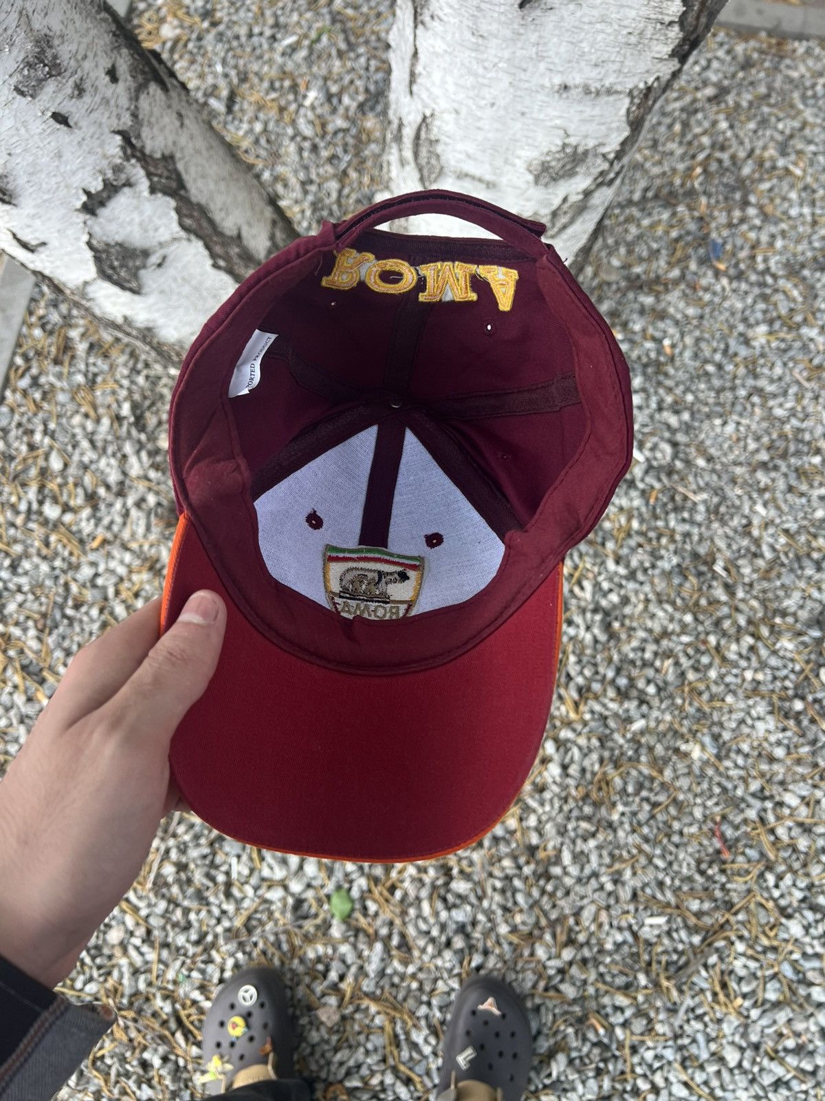 Vintage VERY RARE AS ROMA ITALY SOCCER CAP DESIGNER CAP RETRO 90s Size ONE SIZE - 8 Thumbnail