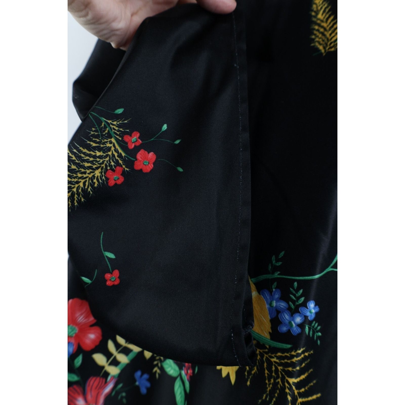 Vintage Vintage 70s Streetwear Japan Flower Kimono Style Dress Size S / US 4 / IT 40 - 13 Thumbnail