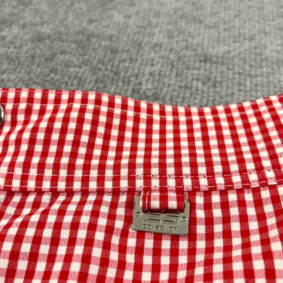 Vintage ES Collection Board Shorts Men 32/34 Trunks 2.5" Red White Check Linerless Polyester Swim Bottoms Size US 32 / EU 48 - 7 Thumbnail