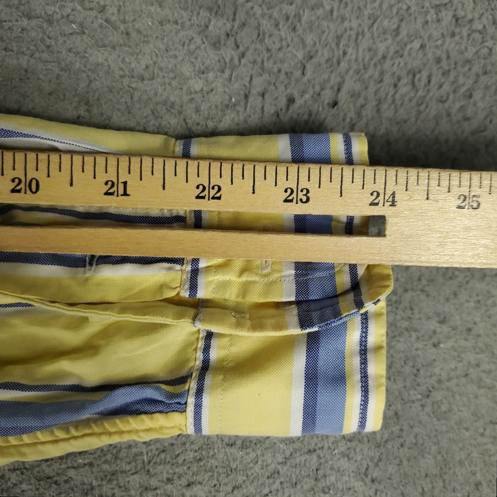 Ralph Lauren Ralph Lauren Button-Up Shirt Mens Large Yellow Striped Long Sleeve Classic Preppy Size US L / EU 52-54 / 3 - 6 Thumbnail