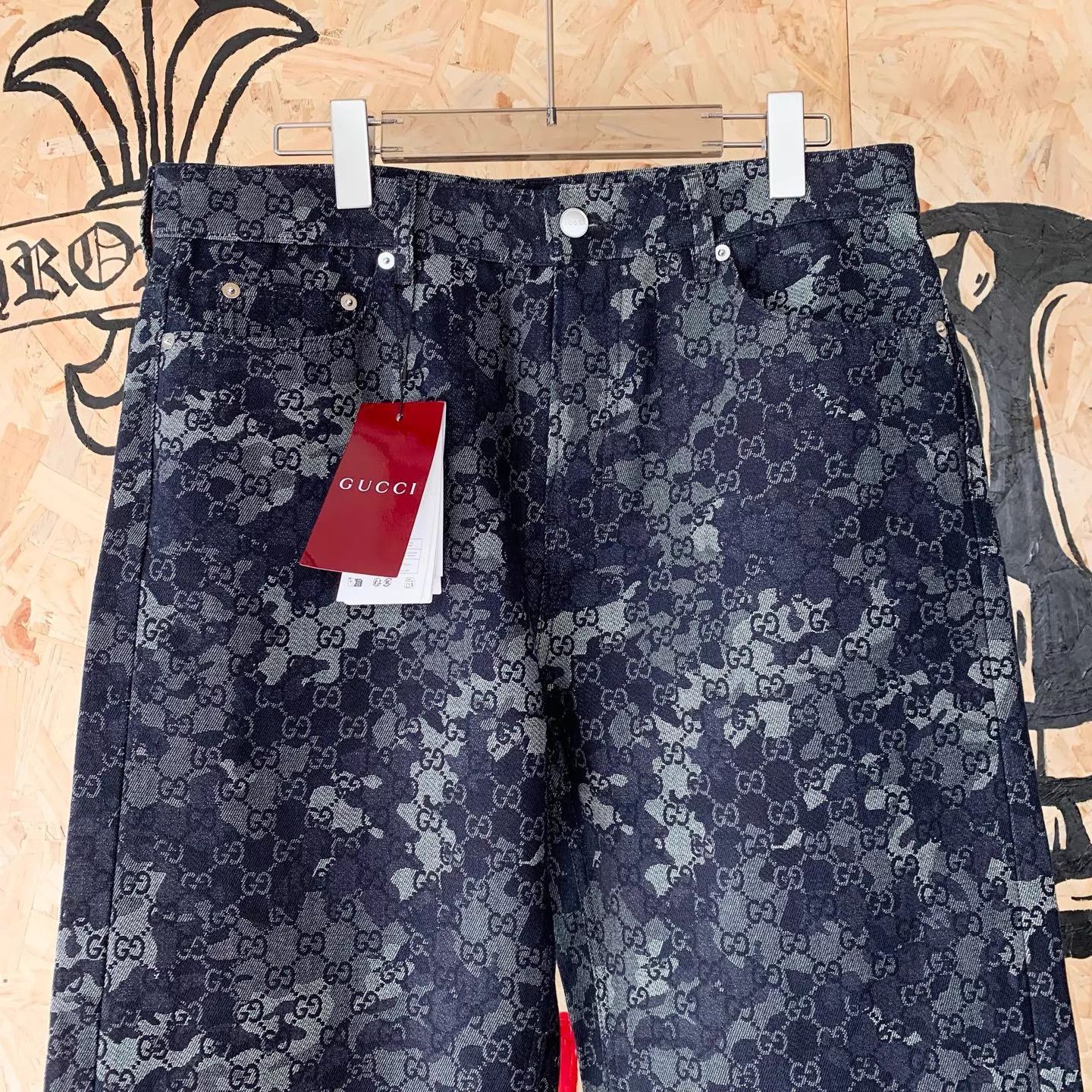 Gucci GUCCI GG Marble 5-Pocket Long Jeans 36 Size US 36 / EU 52 - 3 Thumbnail