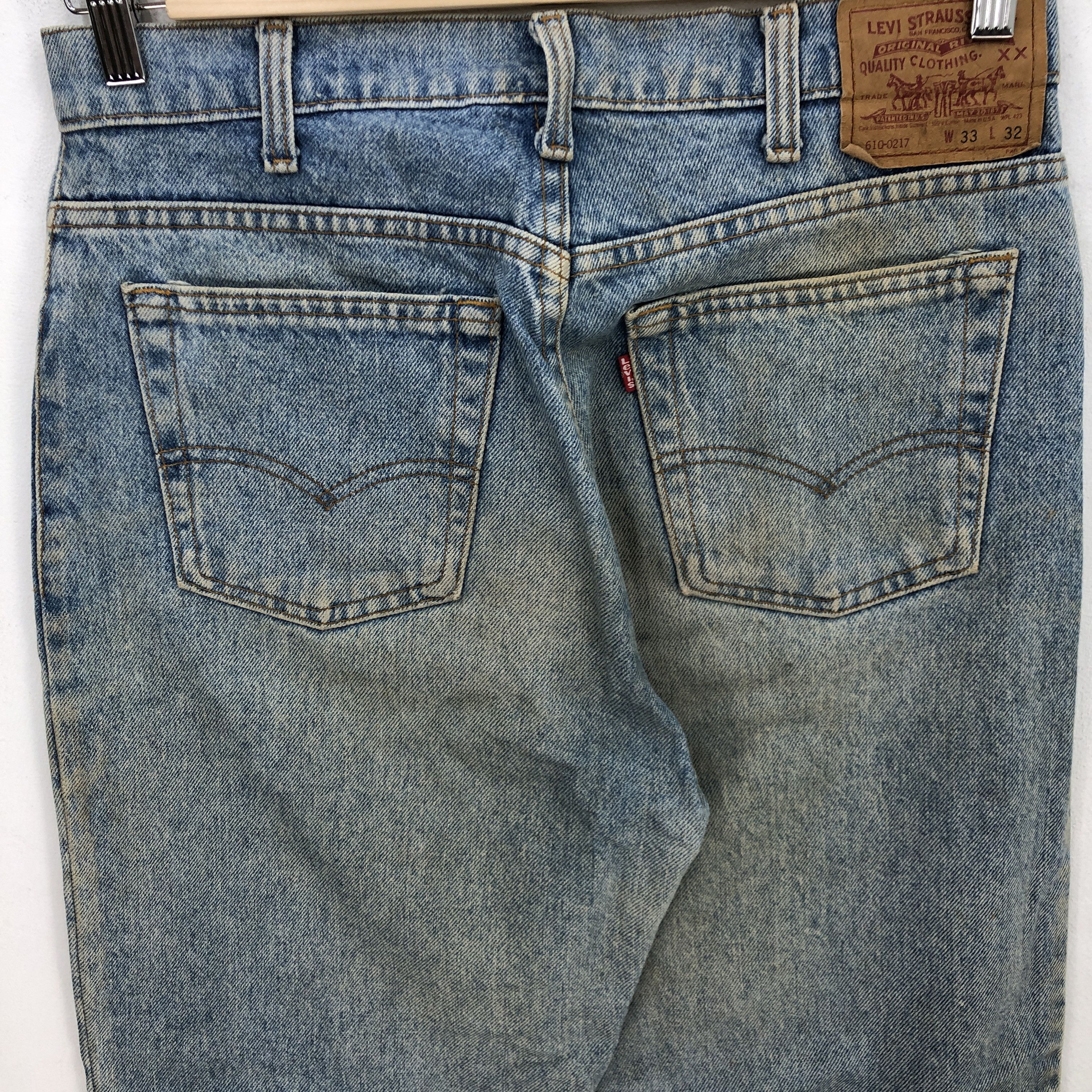 Levi's Vintage Levis Faded Jeans Rusty Levi's 610 Stonewash Denim Size US 30 / EU 46 - 4 Thumbnail