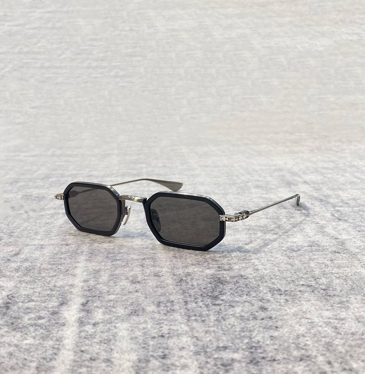 CHROME HEARTS STYLIDA MATTE BLACK/PEWTER - SUN