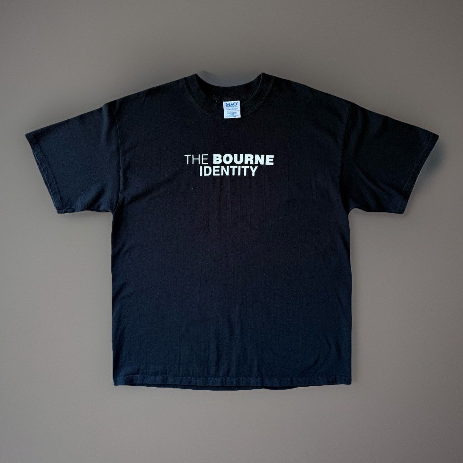 Vintage Vintage Bourne Identity Shirt XL Black Y2K Movie Promo Matt Size US XL / EU 56 / 4 - 1 Thumbnail