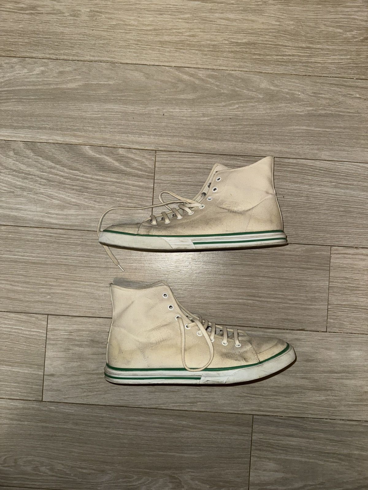 Balenciaga Balenciaga White Matches High-Top Sneakers Size US 9 / EU 42 - 1 Thumbnail