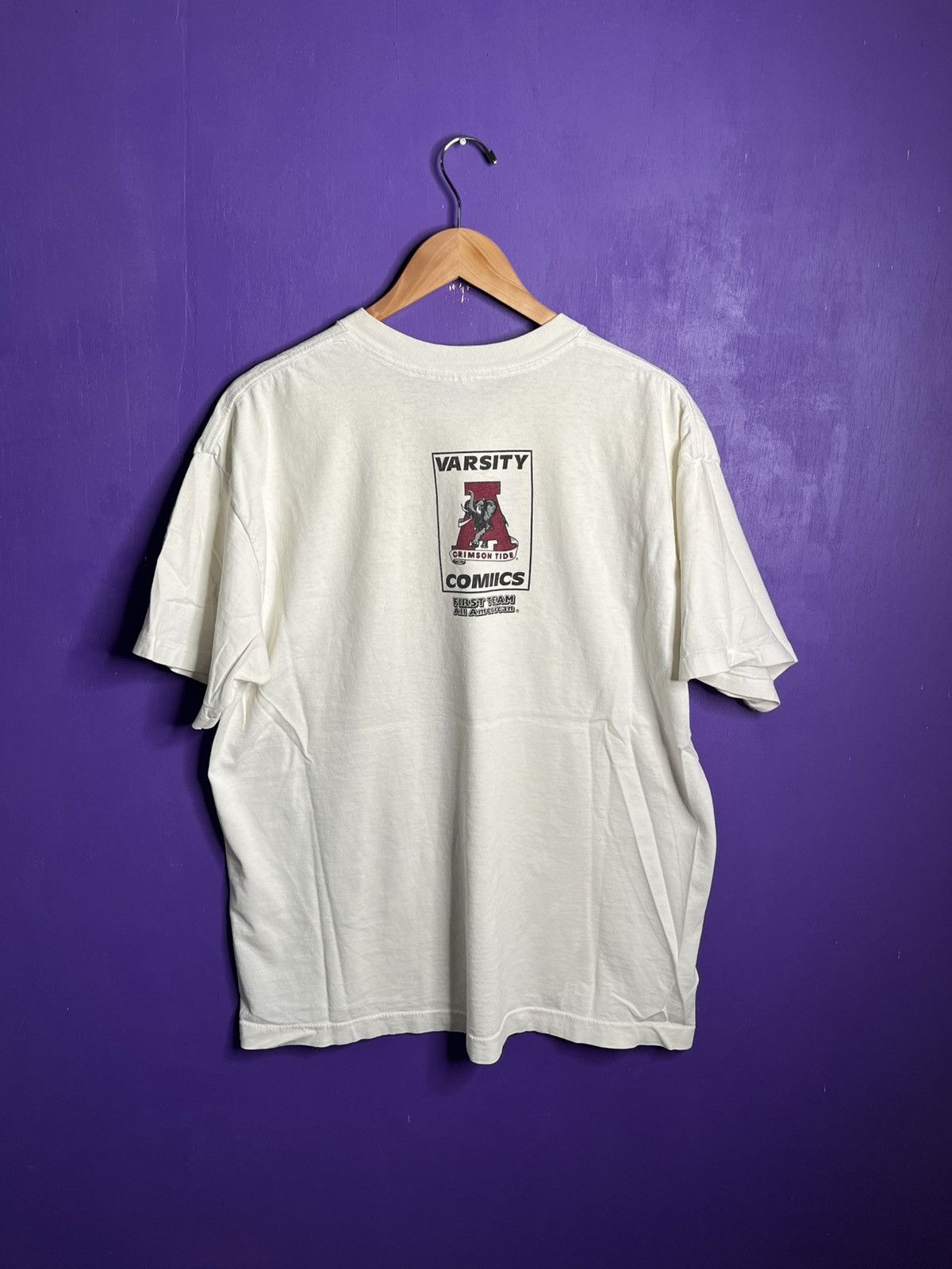 Vintage Vintage 1993 Alabama crimson tide varsity comics tee Size US XL / EU 56 / 4 - 2 Thumbnail