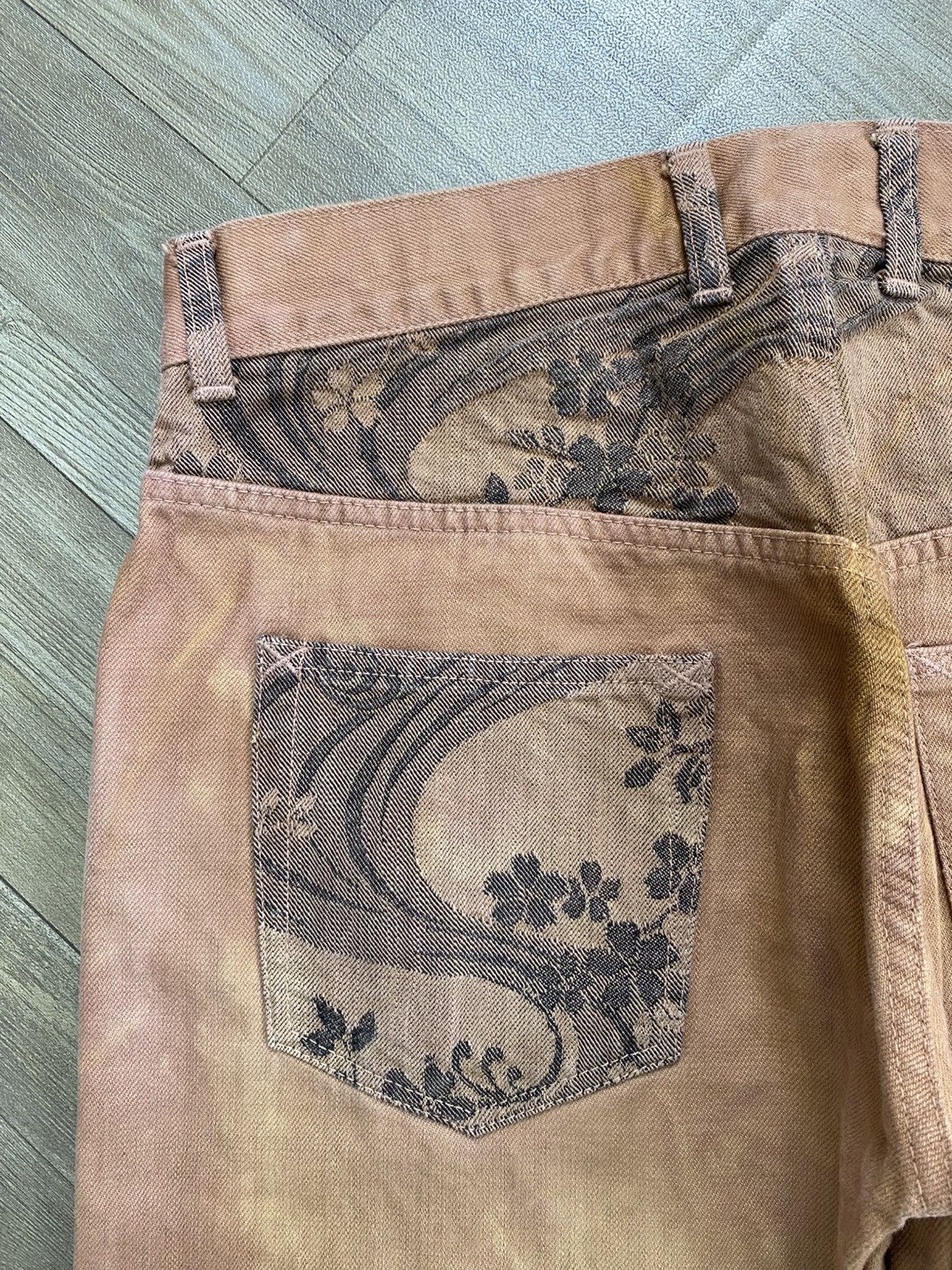 Mizra Jeans Kyoto Rare Mizra Kyoto Reconstructed Hybird Patch Seasoned Denim Size US 34 / EU 50 - 12 Thumbnail